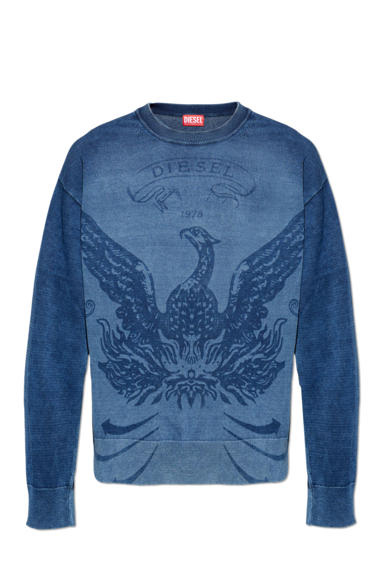 Diesel Sweter `K-FENICOL`, Mężczyźni, Niebieski