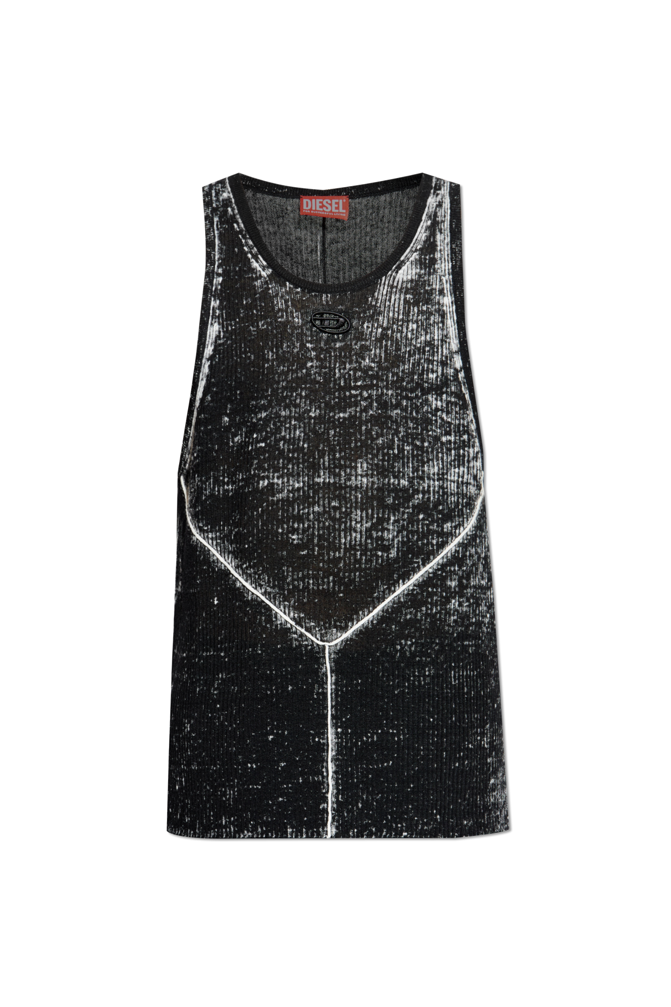 Diesel Top `K-RICK-O`, Unisex, Czarny
