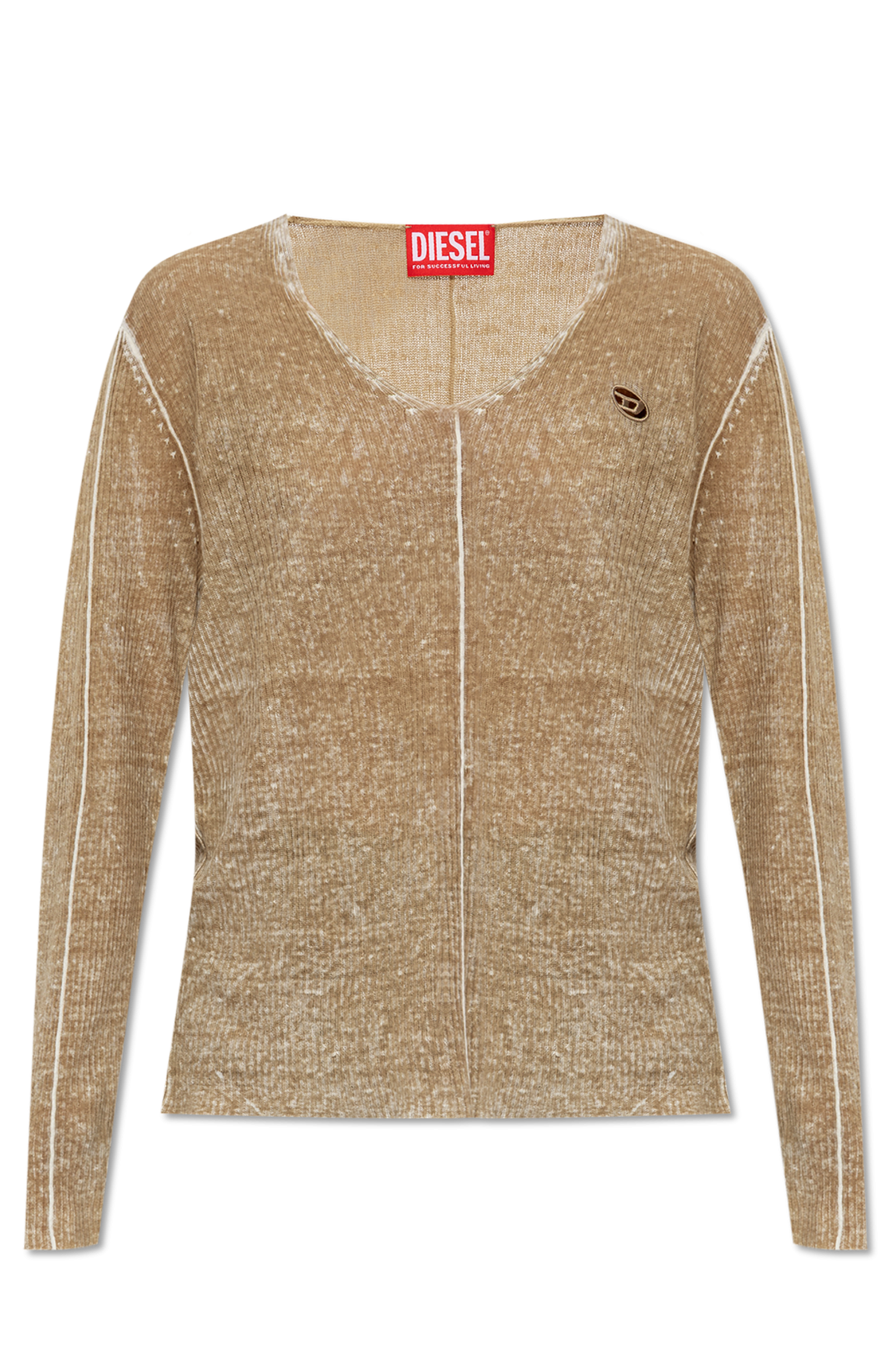 Diesel Sweter ` K-ROBBEL`, Kobiety, Beżowy