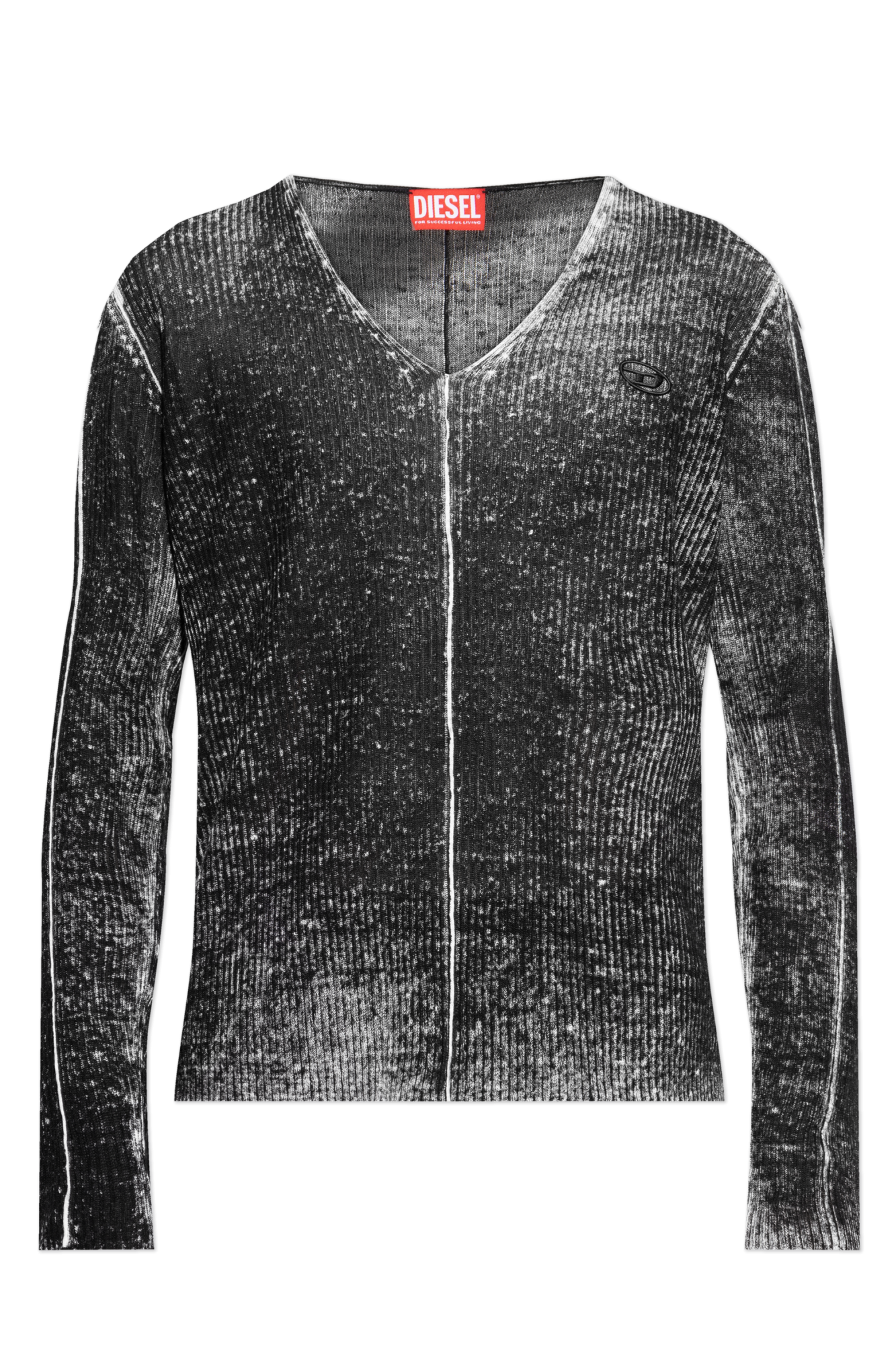 Diesel Sweter `K-ROBBEL`, Mężczyźni, Szary