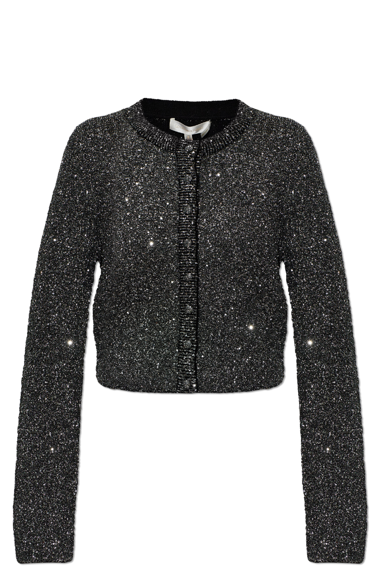LoveShackFancy Kardigan `Ferra`, Kobiety, Czarny