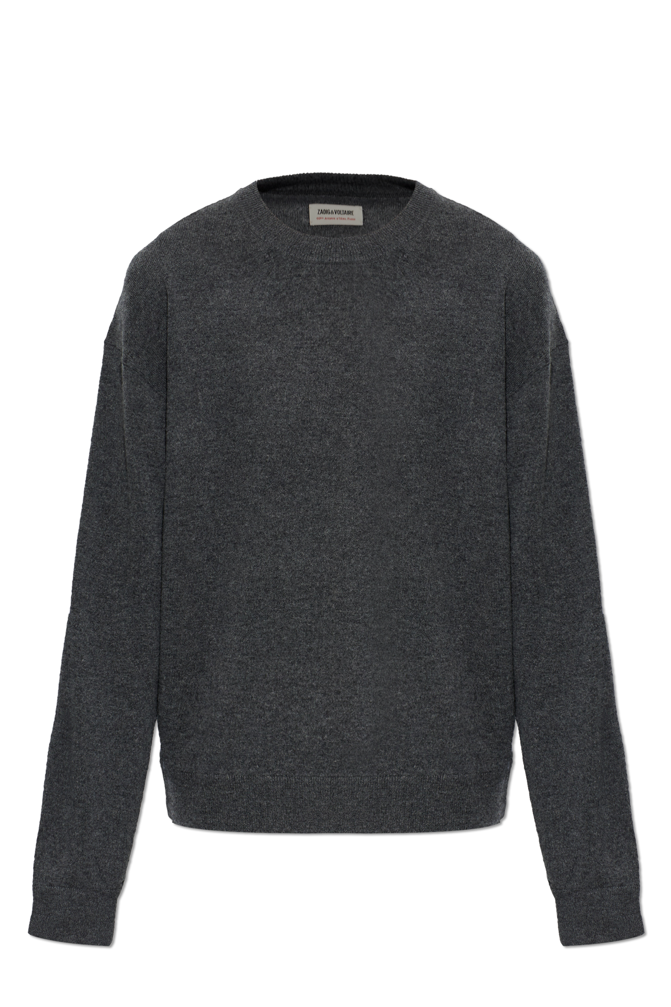 Zadig & Voltaire Wełniany Sweter ‘Marko’, Mężczyźni, Szary