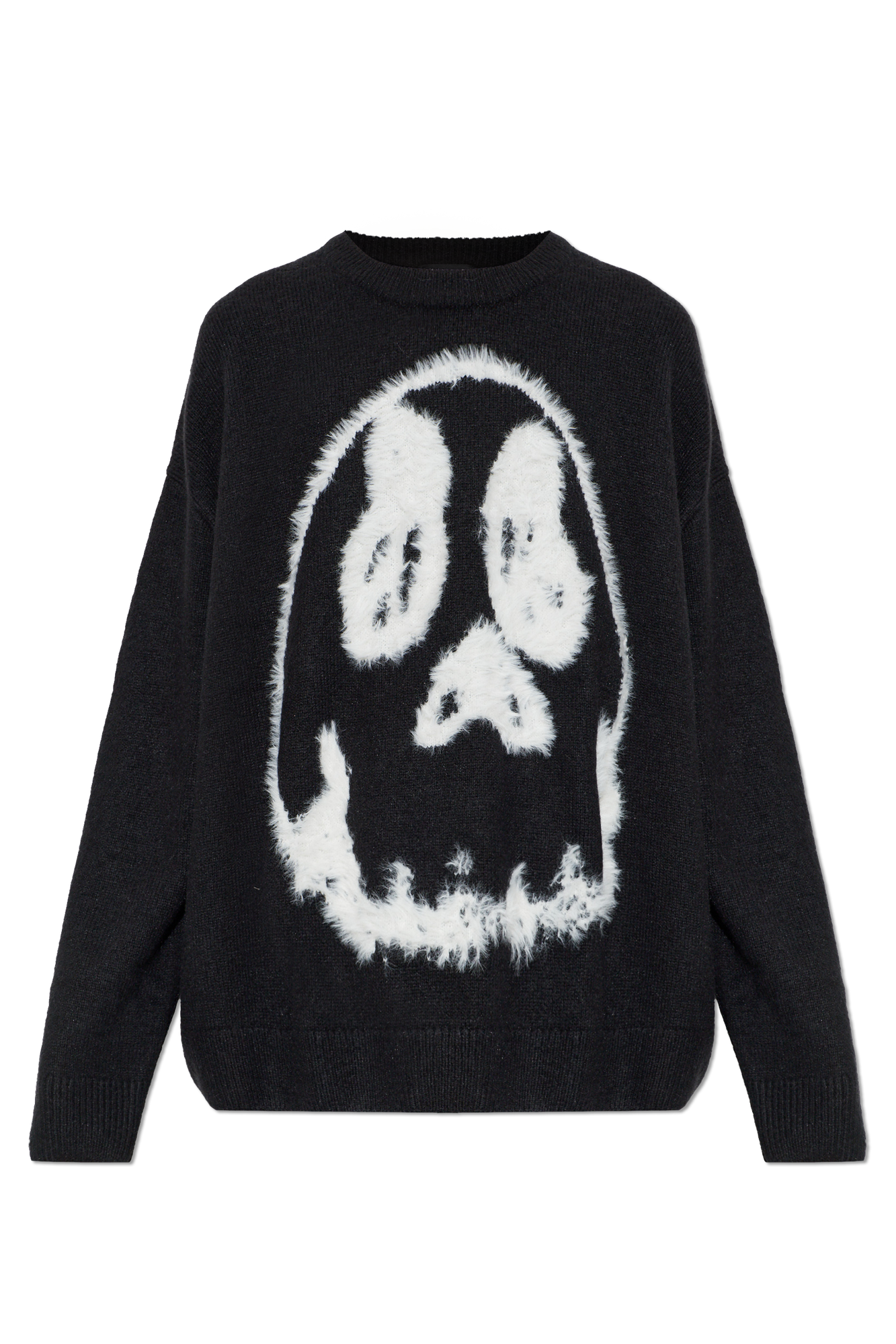 Y-3 Sweter Typu ‘oversize’, Mężczyźni, Czarny