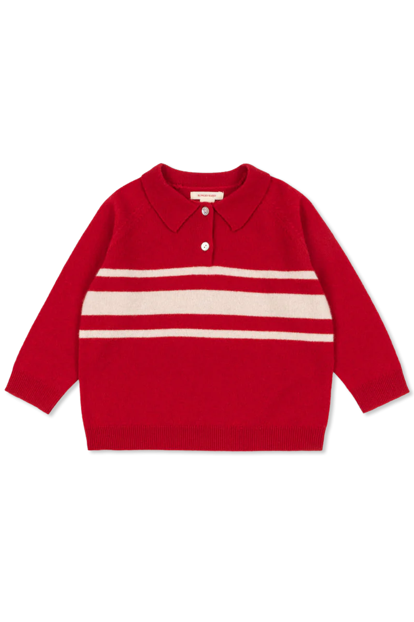 Konges Sløjd Wełniany Sweter, Unisex, Czerwony