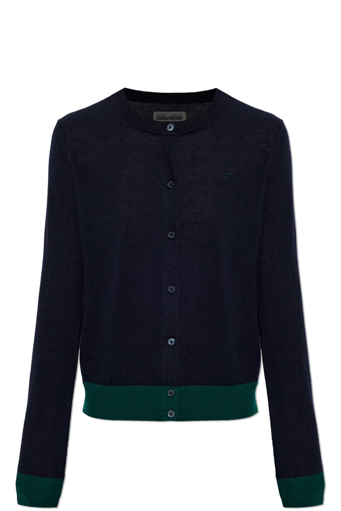 Zadig & Voltaire Kaszmirowy Kardigan ‘Missya’, Kobiety, Granatowy