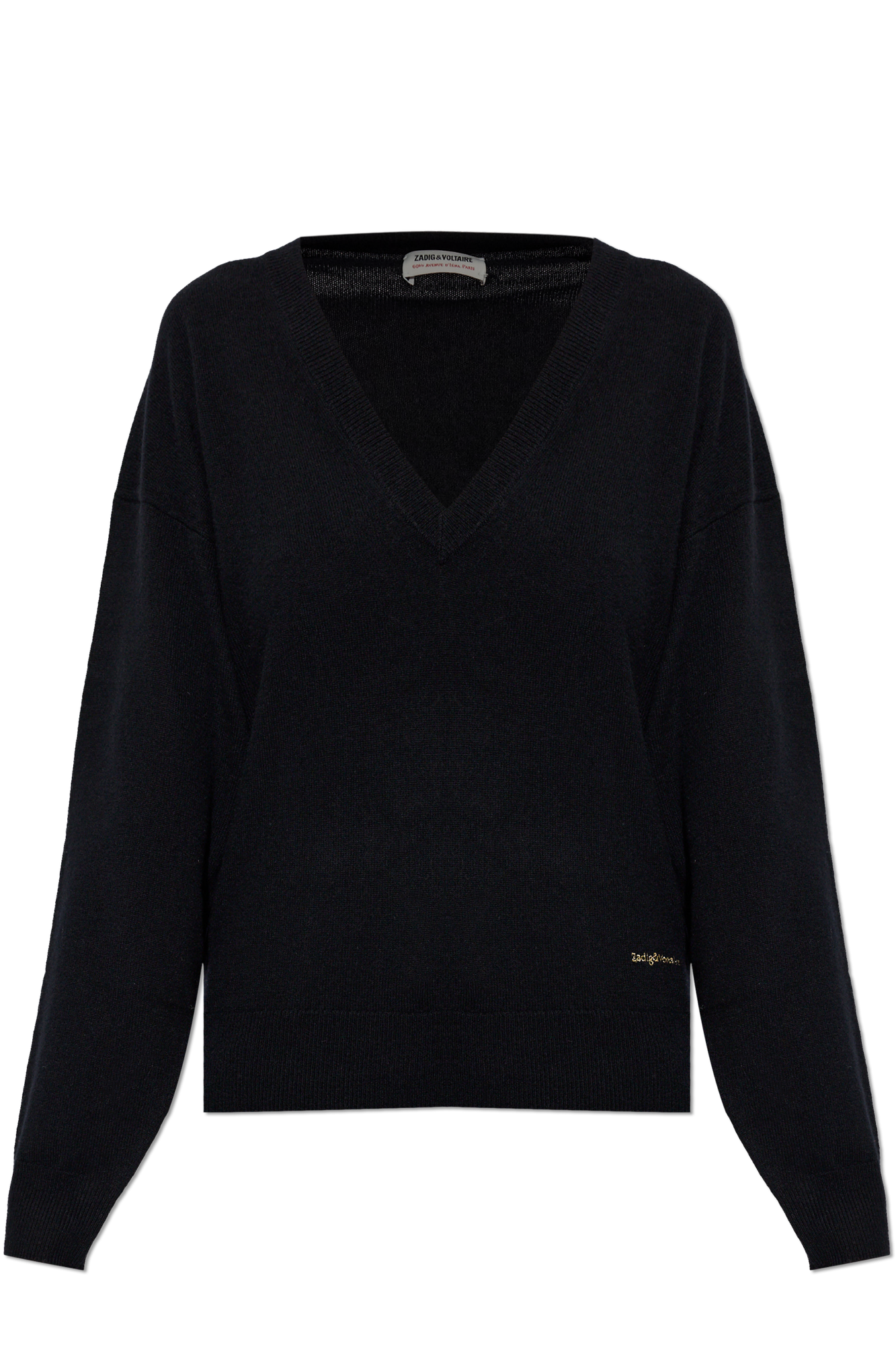 Zadig & Voltaire Wełniany Sweter ‘Soulu’, Kobiety, Czarny
