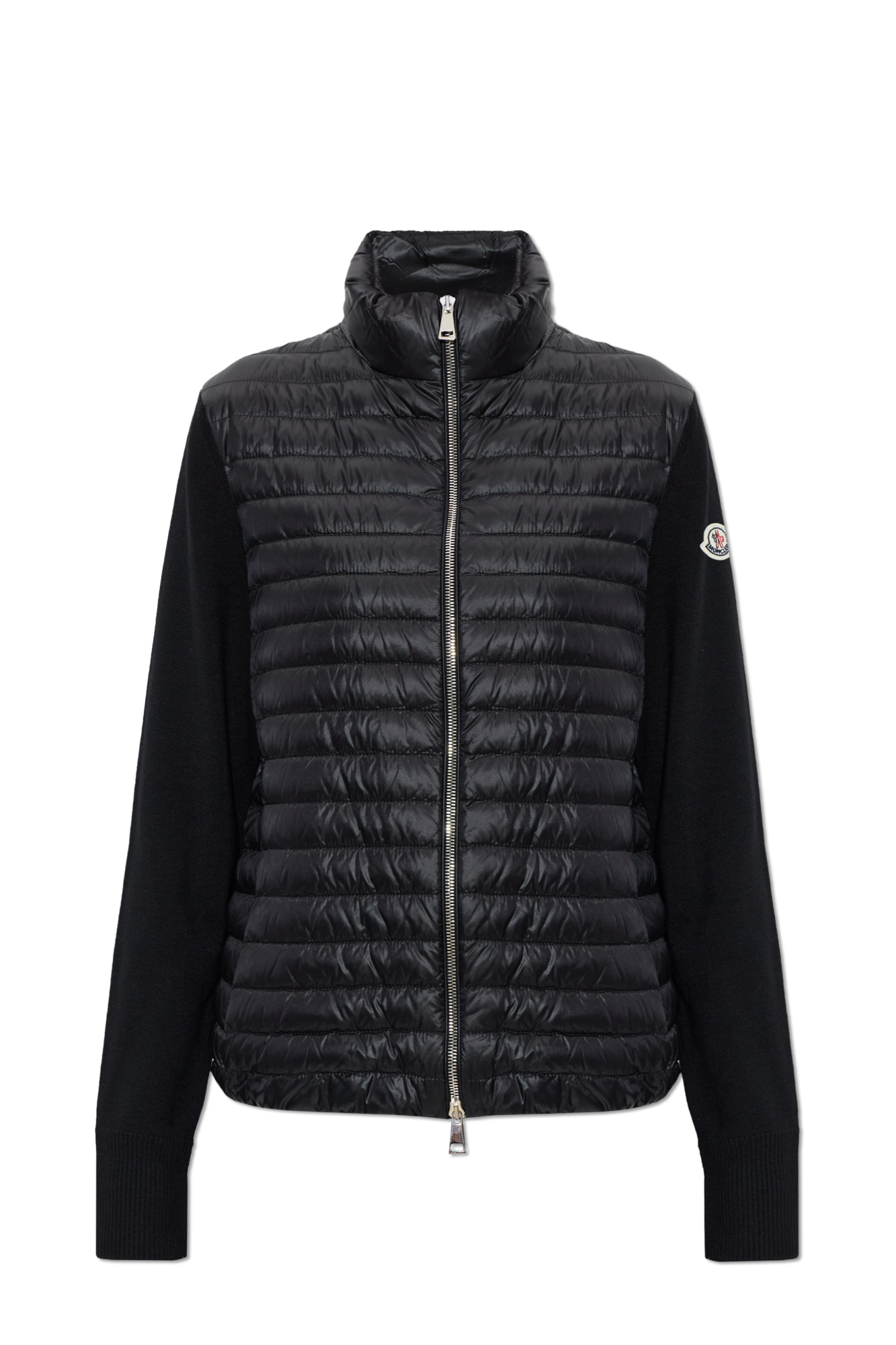 Moncler Kardigan Z Puchowym Wypełnieniem, Kobiety, Czarny