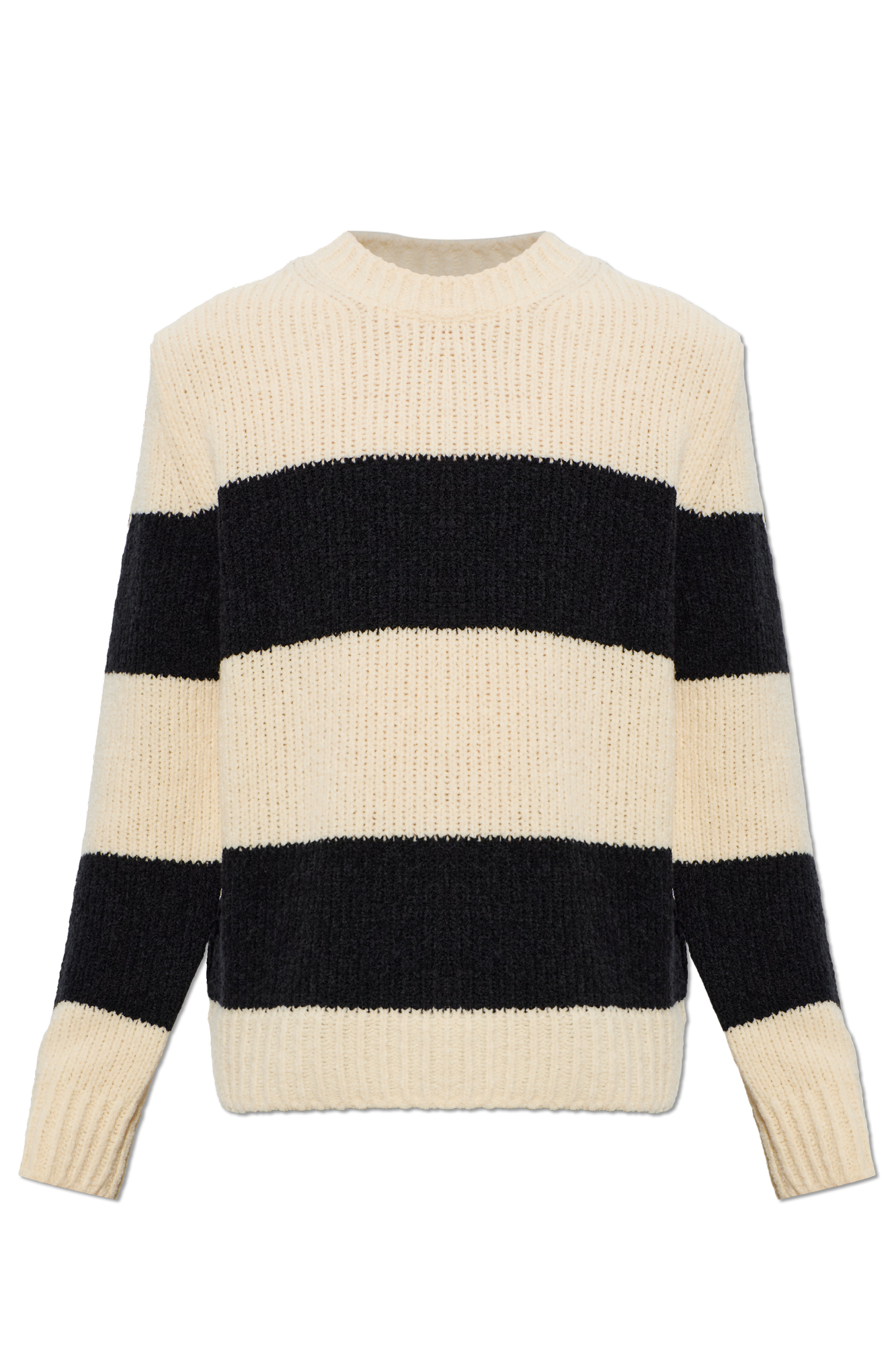 Moncler Wełniany Sweter, Mężczyźni, Kremowy
