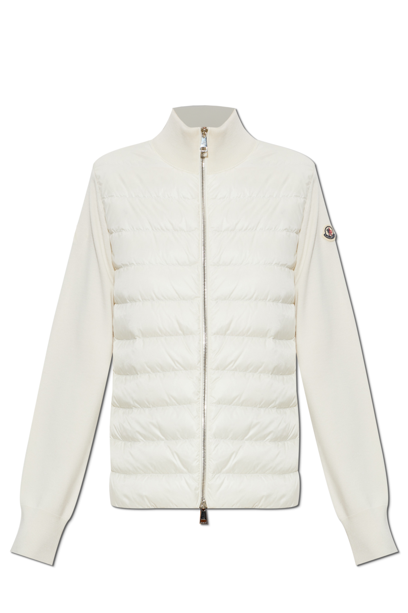 Moncler Kardigan Z Puchowym Wypełnieniem, Kobiety, Biały