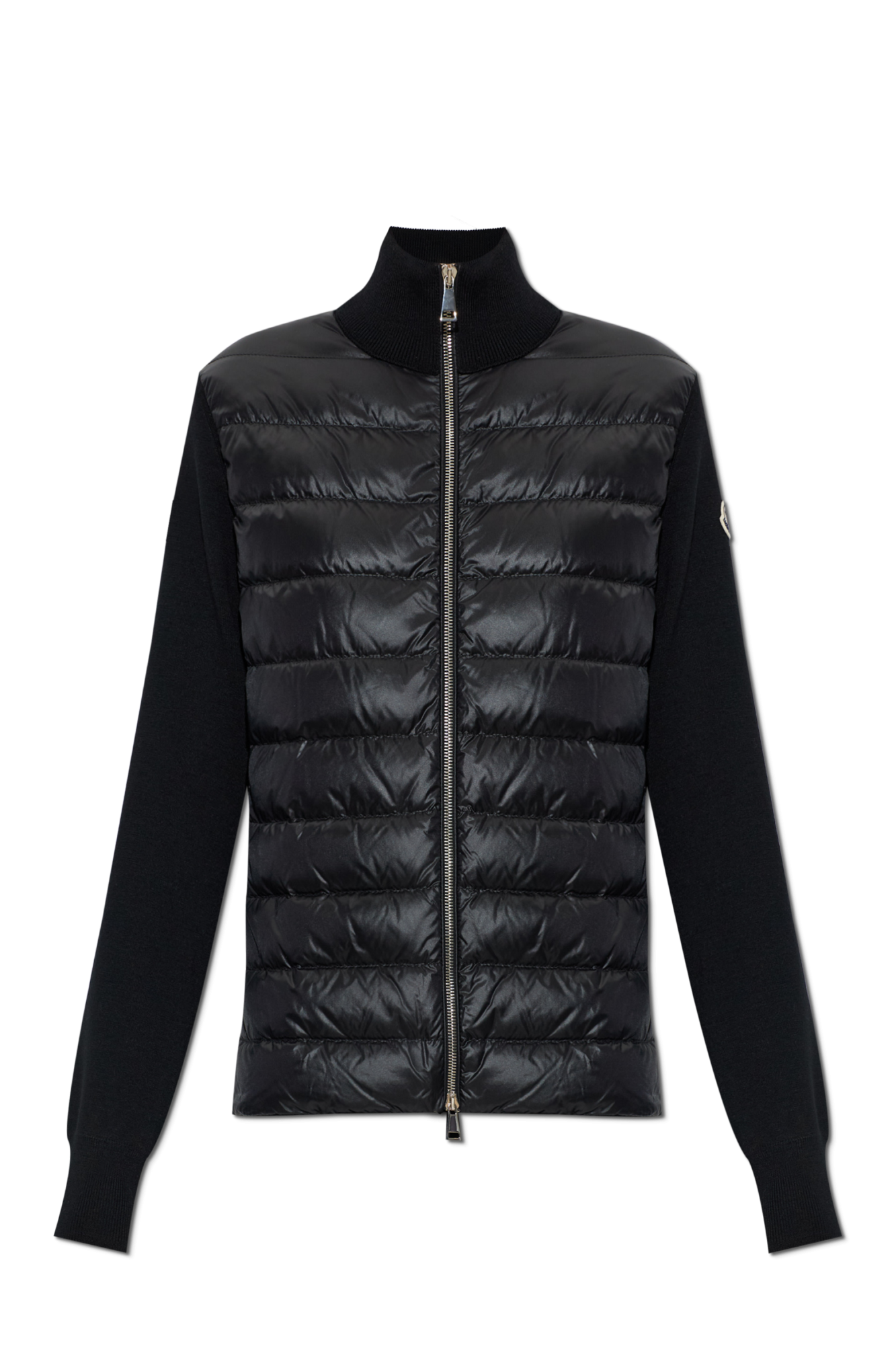 Moncler Kardigan Z Puchowym Wypełnieniem, Kobiety, Czarny