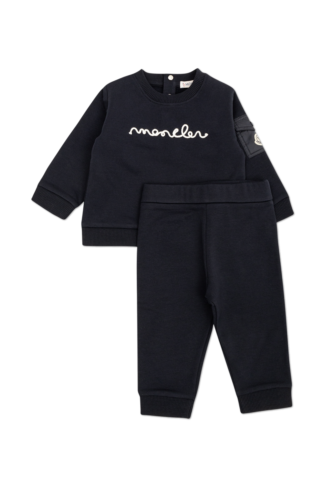 Moncler Enfant Komplet: Bluza, Spodnie, Unisex, Granatowy