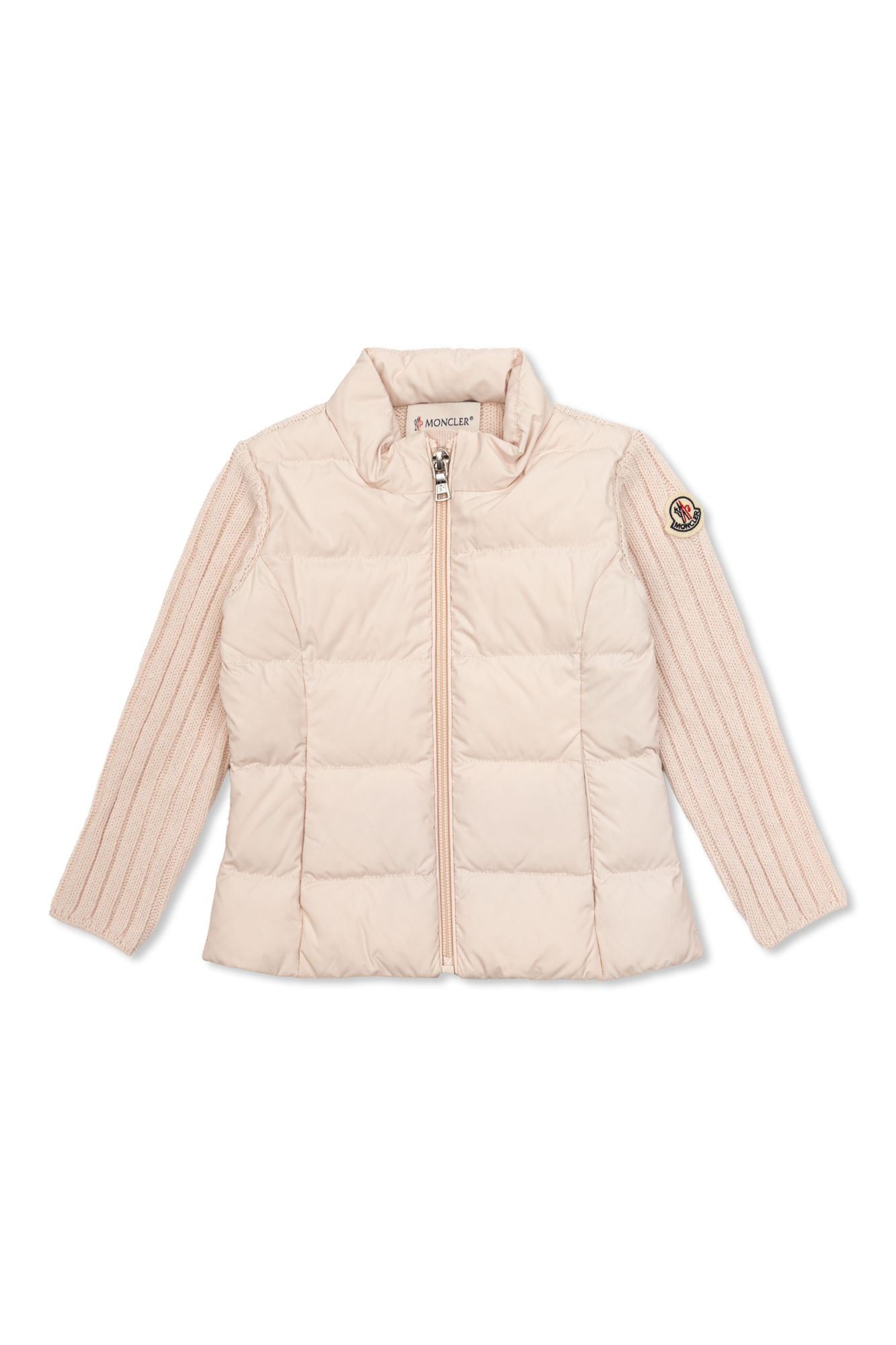 Moncler Enfant Kardigan Z Pikowanym Przodem, Unisex, Różowy