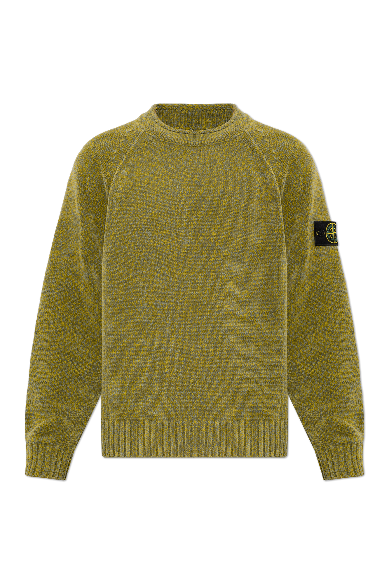 Stone Island Sweter Z Okrągłym Dekoltem, Mężczyźni, Zielony