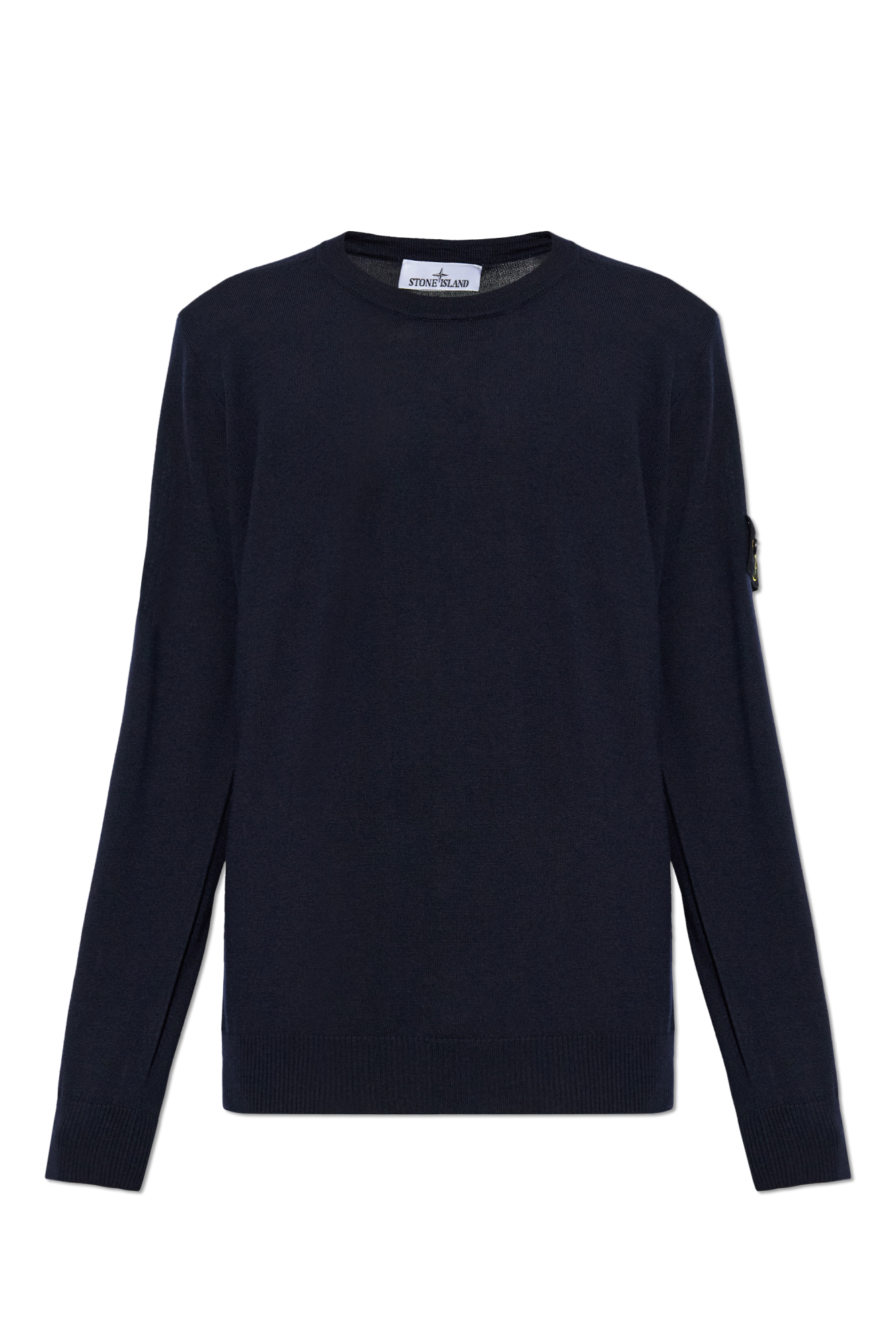 Stone Island Wełniany Sweter, Mężczyźni, Granatowy