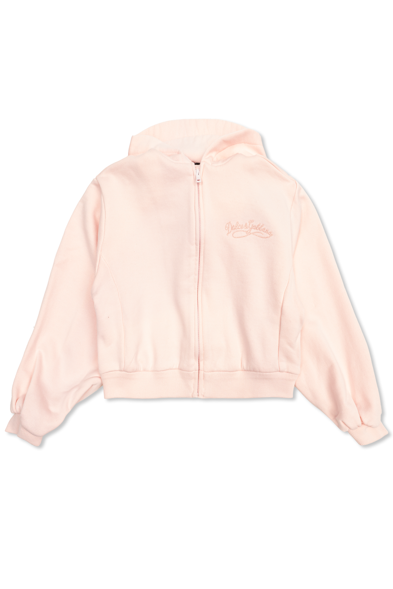 Dolce & Gabbana Kids Bawełniana Bluza Z Kapturem, Unisex, Różowy