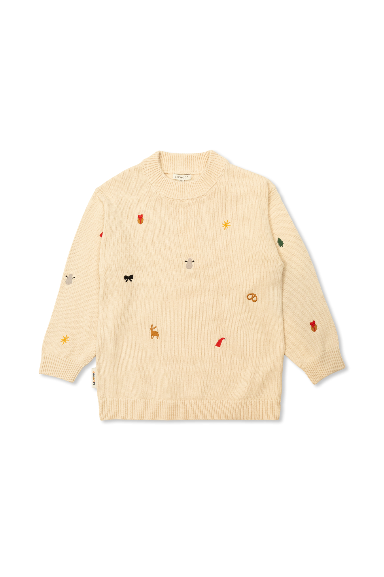 Liewood Sweter Ze Wzorem, Unisex, Beżowy
