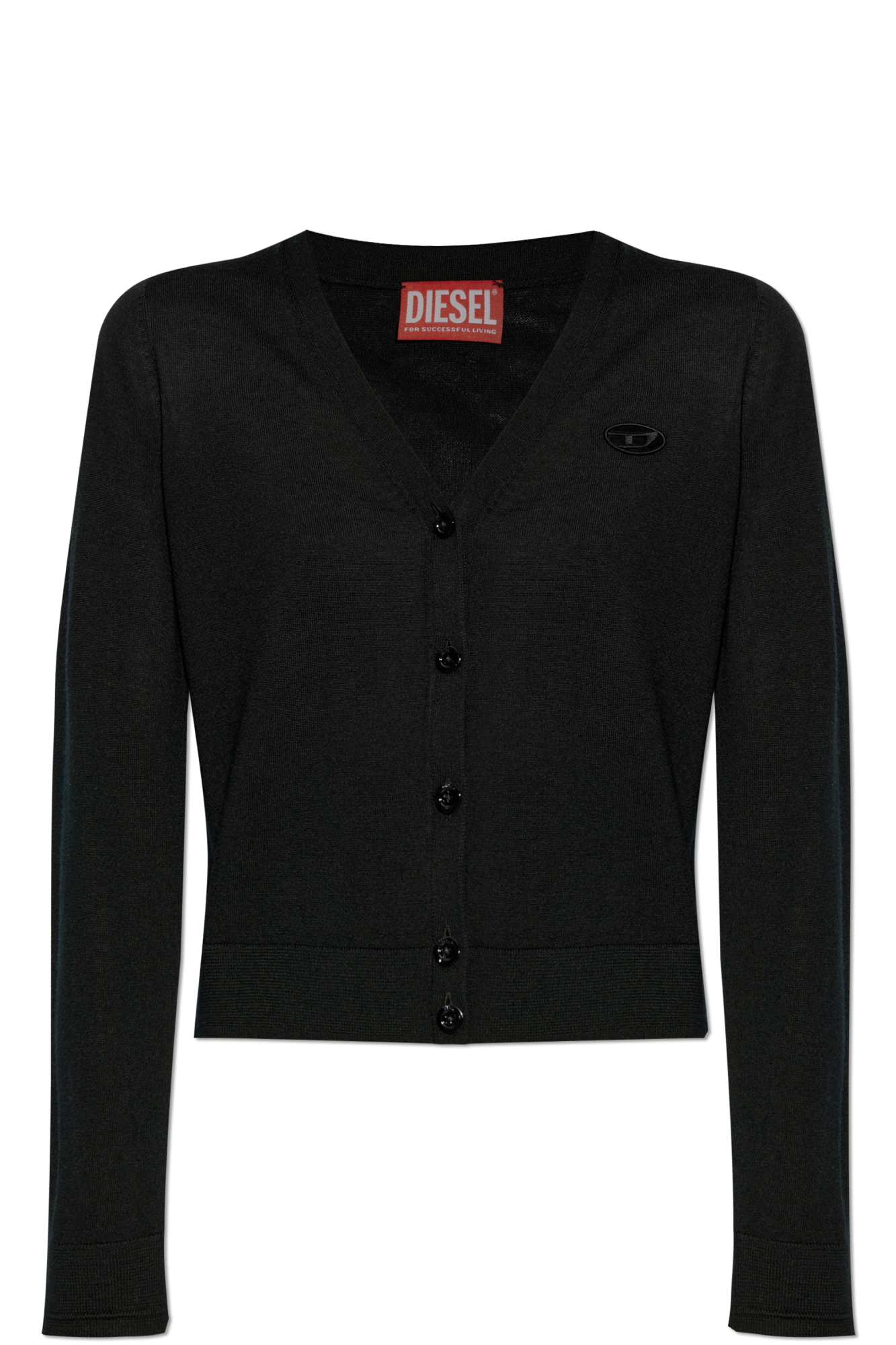 Diesel Kardigan `M-ALIMA`, Kobiety, Czarny