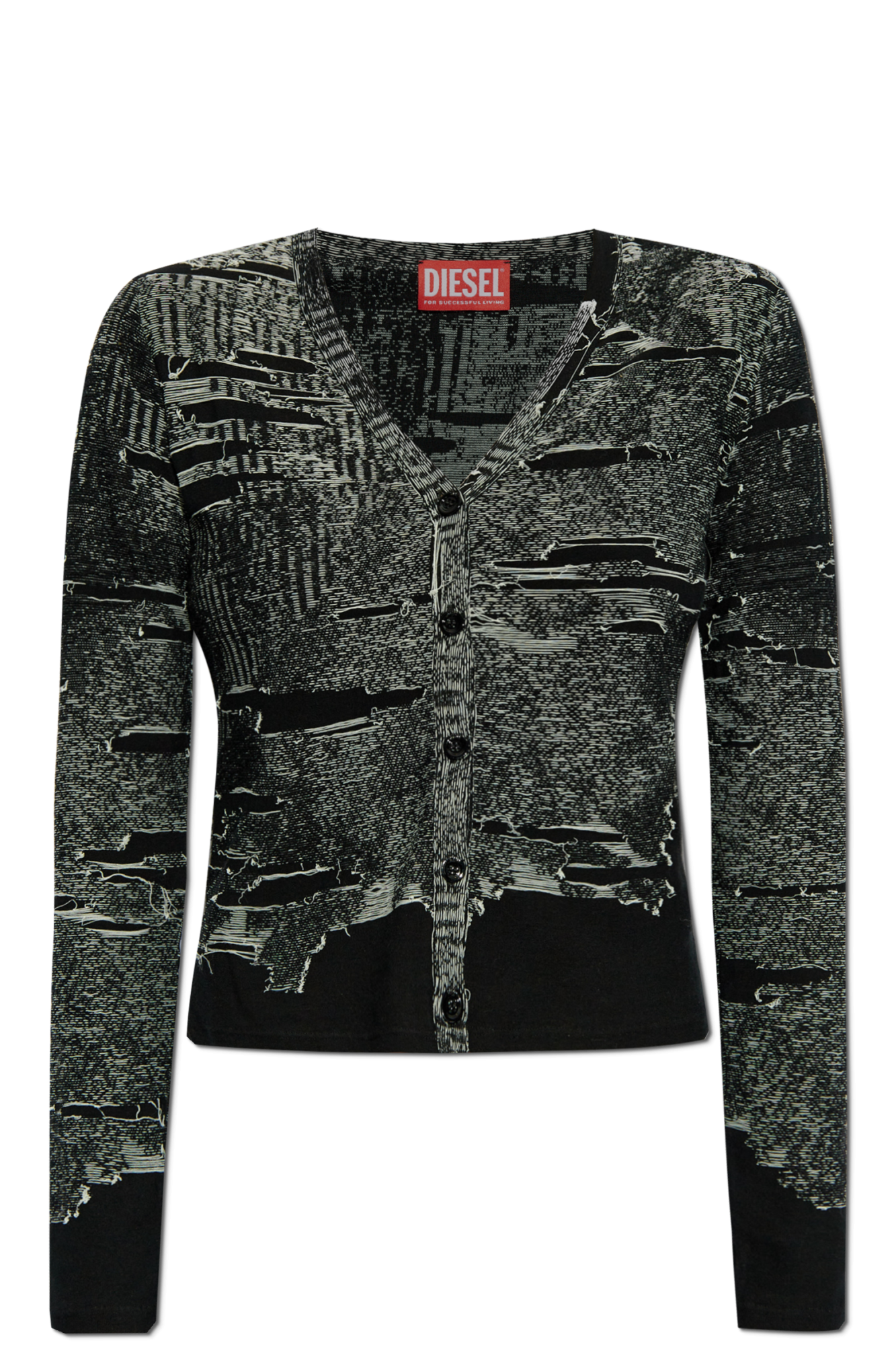 Diesel Kardigan `M-ALIMA-L`, Kobiety, Czarny