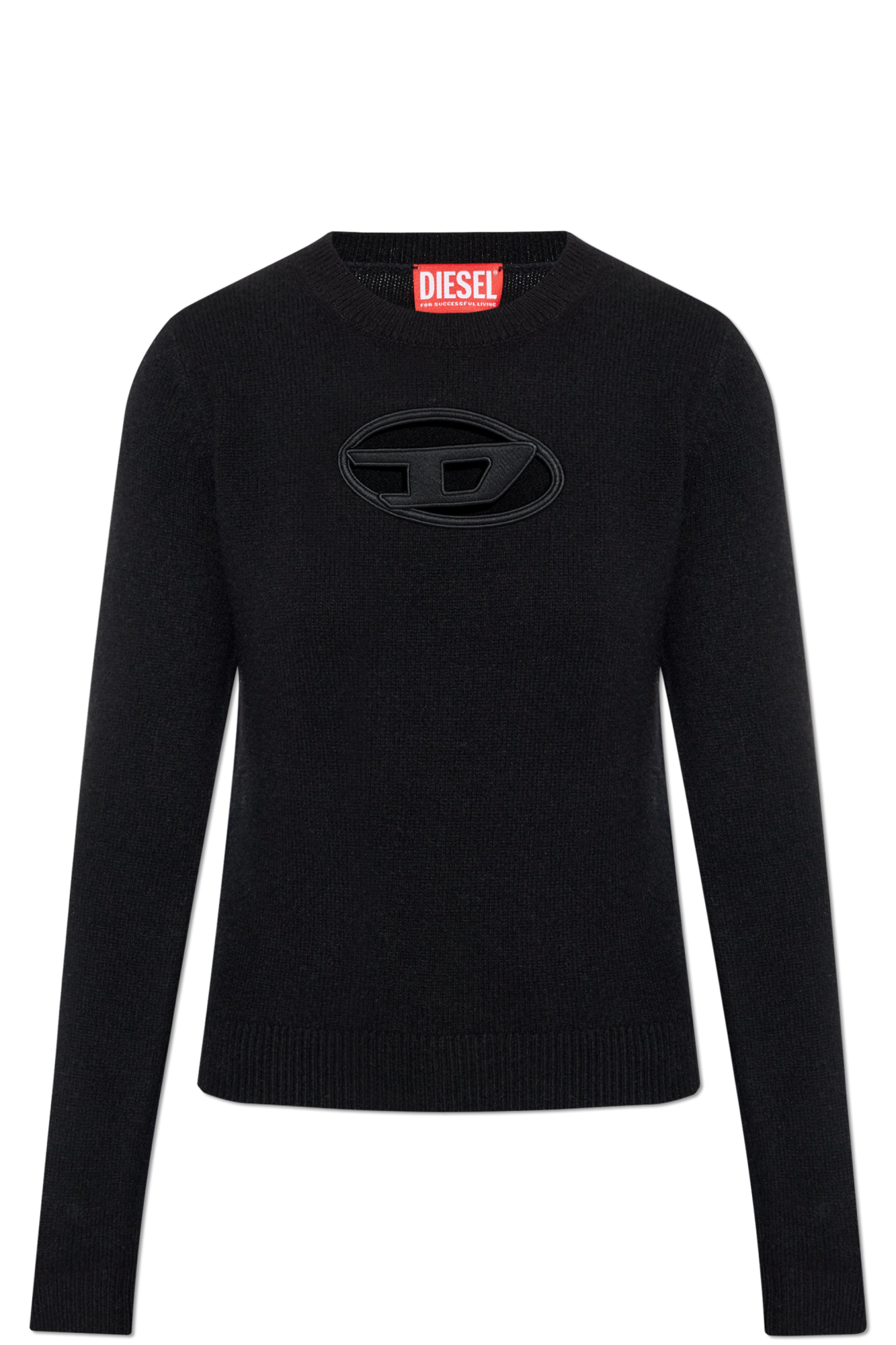 Diesel Sweter `M-AREESA-SLIM`, Kobiety, Czarny