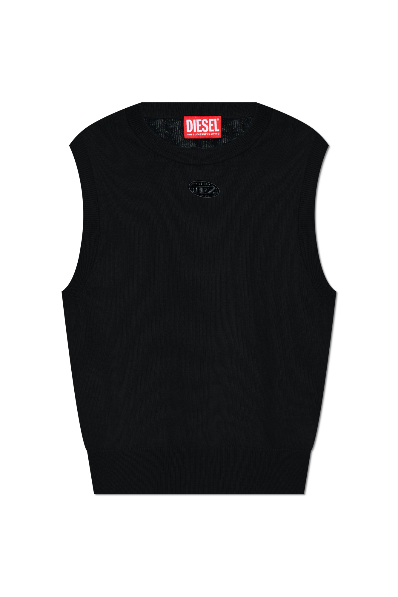 Diesel Top `M-ARGA-SL`, Kobiety, Czarny