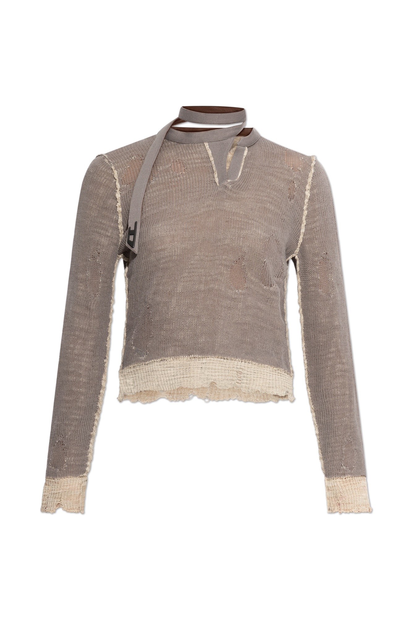 Diesel Sweter ‘M-DRACARINA’, Kobiety, Beżowy