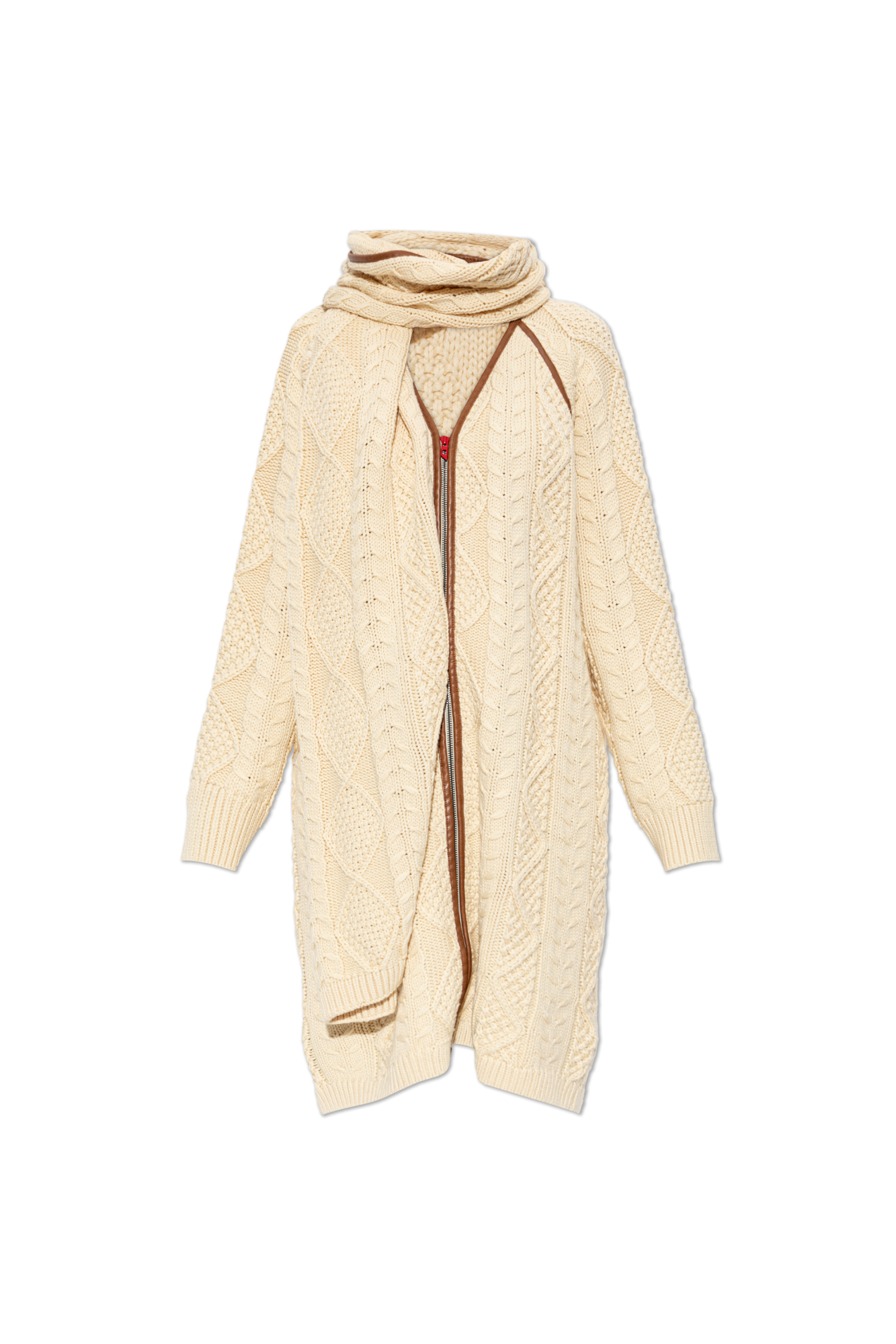 Diesel Kardigan ‘M-INTA’, Kobiety, Kremowy
