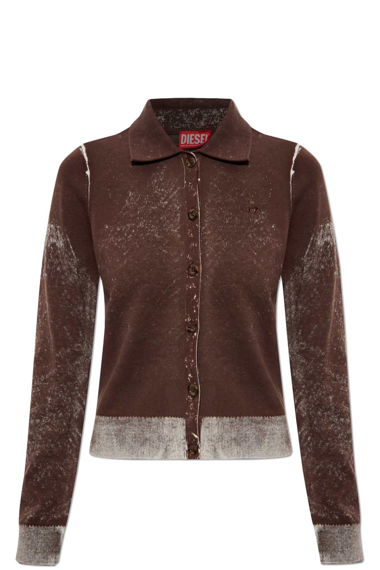 Diesel Kardigan `M-LOREN`, Kobiety, Brązowy