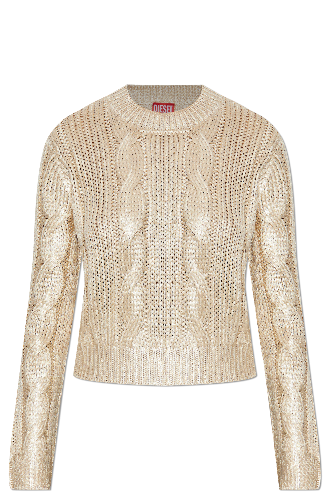 Diesel Sweter `M-MICCHA`, Kobiety, Złoty