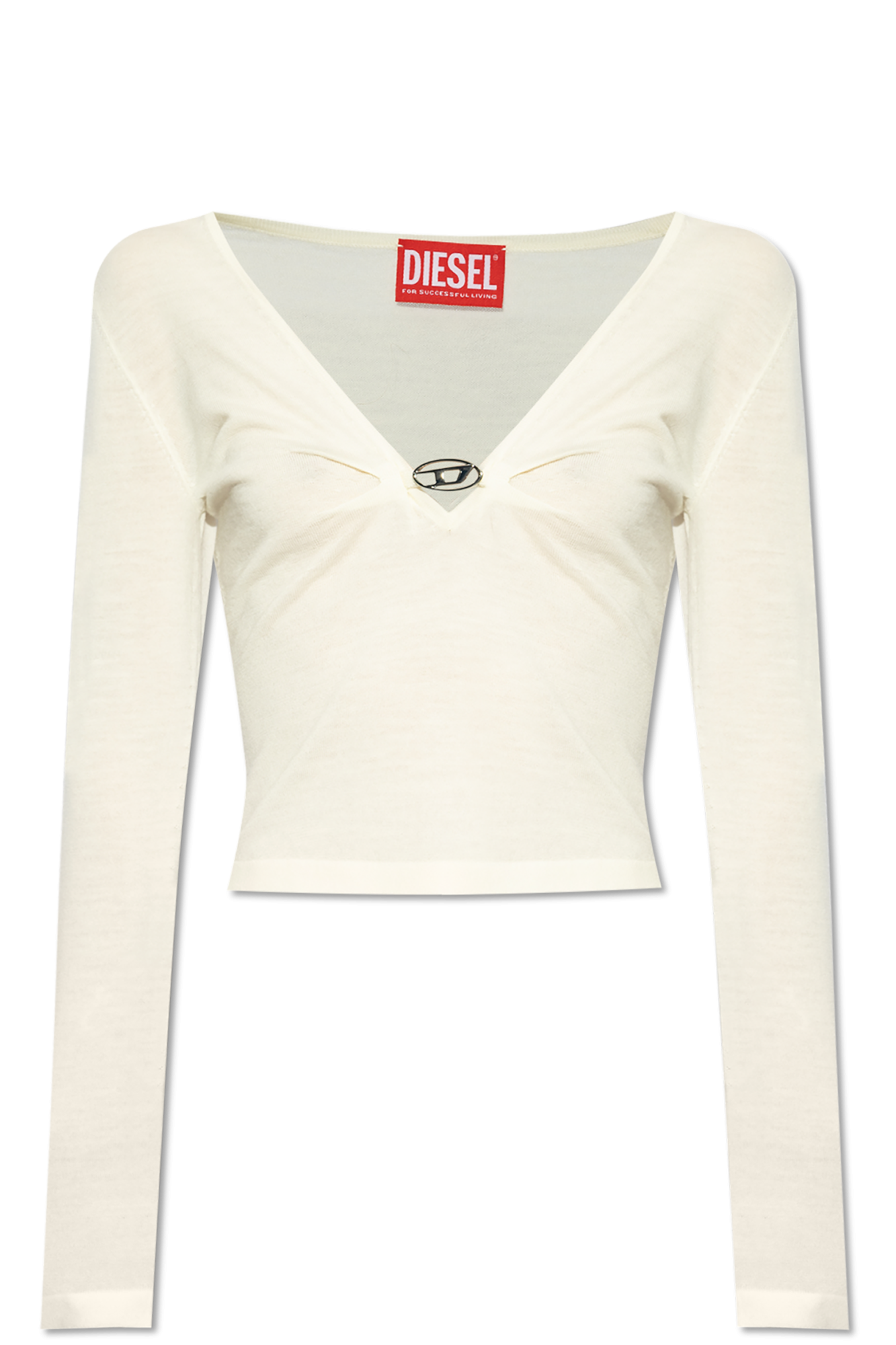 Diesel Top `M-PIAFFY`, Kobiety, Kremowy