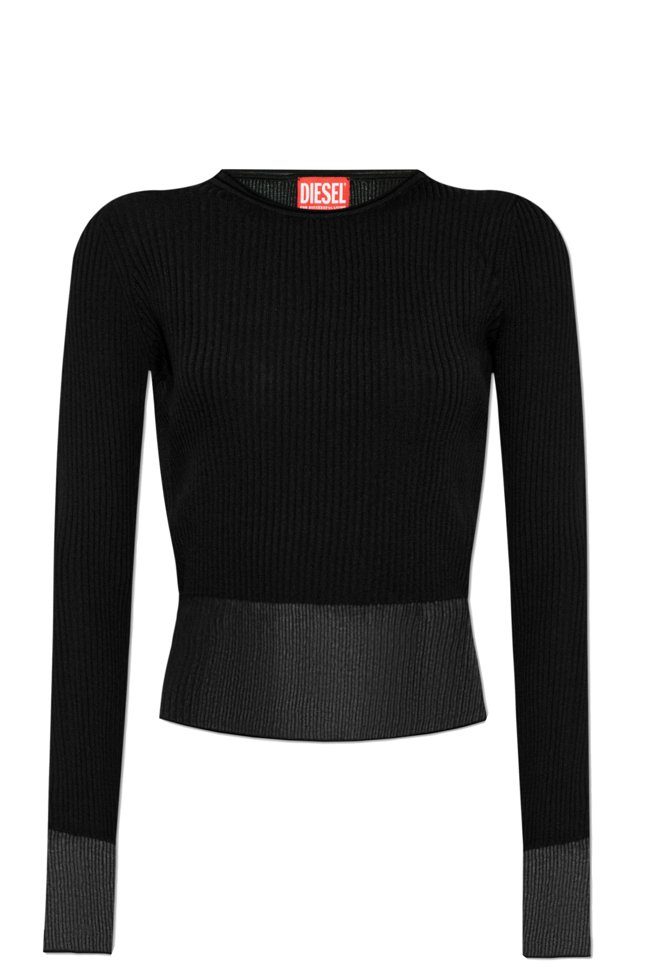 Diesel Sweter `M-SLESHS`, Kobiety, Czarny