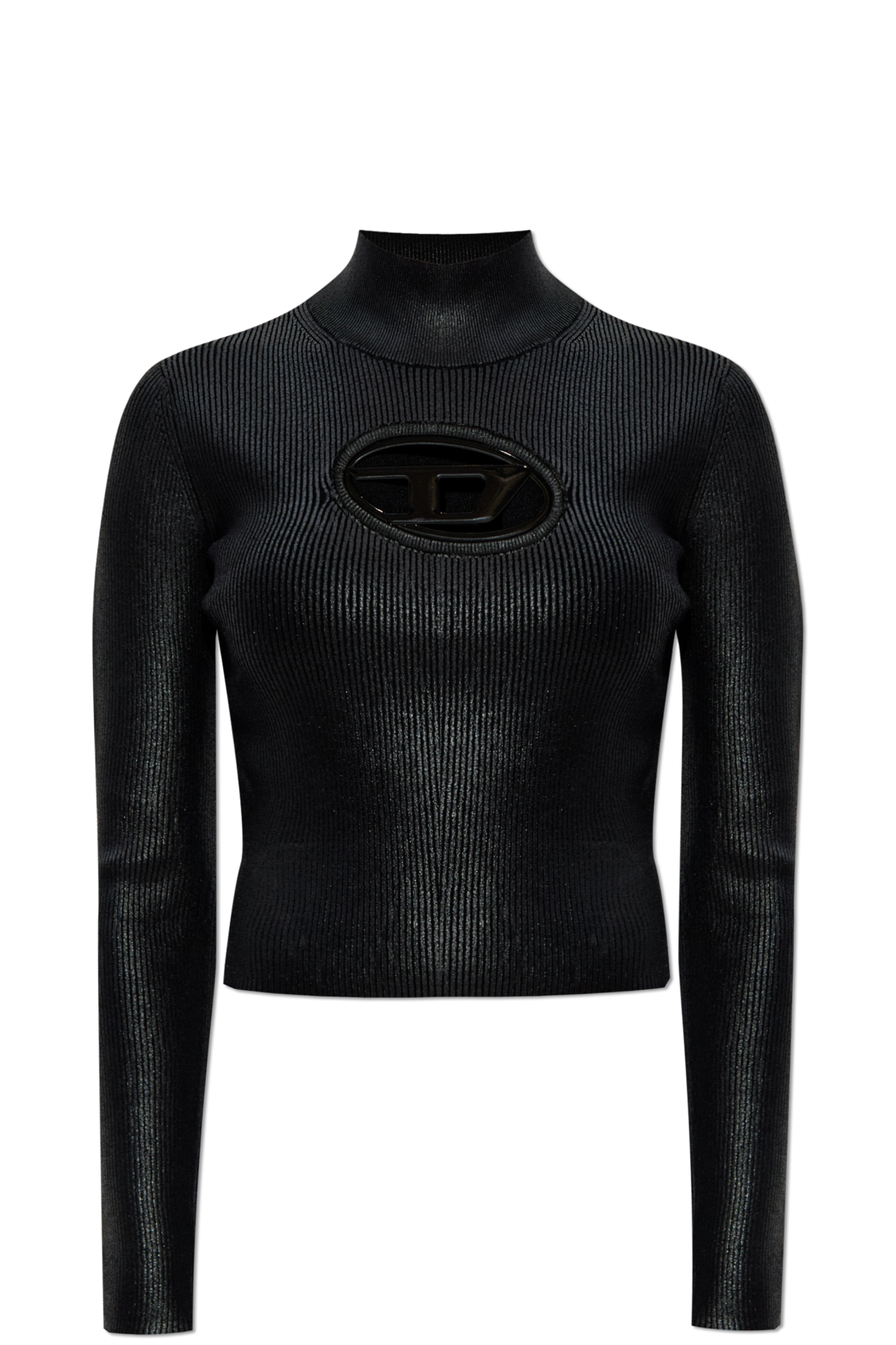Diesel Top `M-VALARI-TN`, Kobiety, Czarny