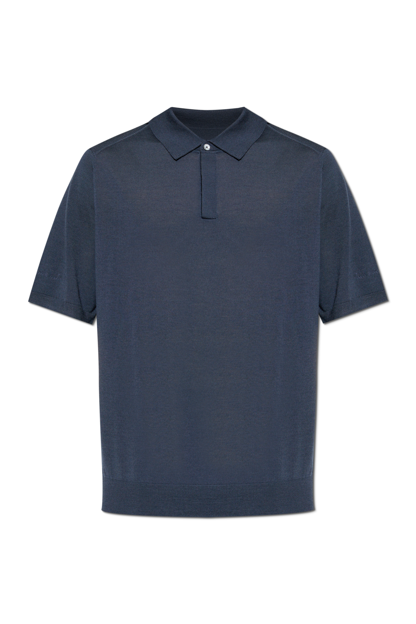 Paul Smith Wełniane Polo, Mężczyźni, Granatowy