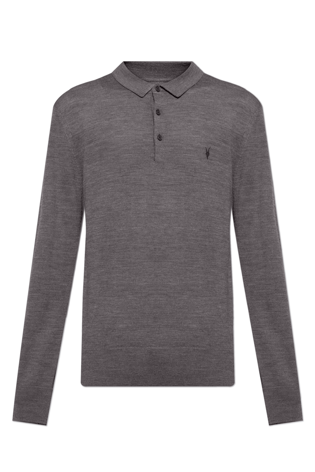 AllSaints Polo `Mode`, Mężczyźni, Szary