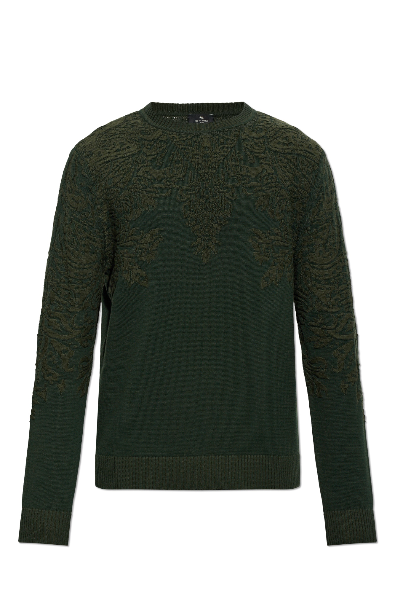 Etro Sweter Z Okrągłym Dekoltem, Mężczyźni, Zielony