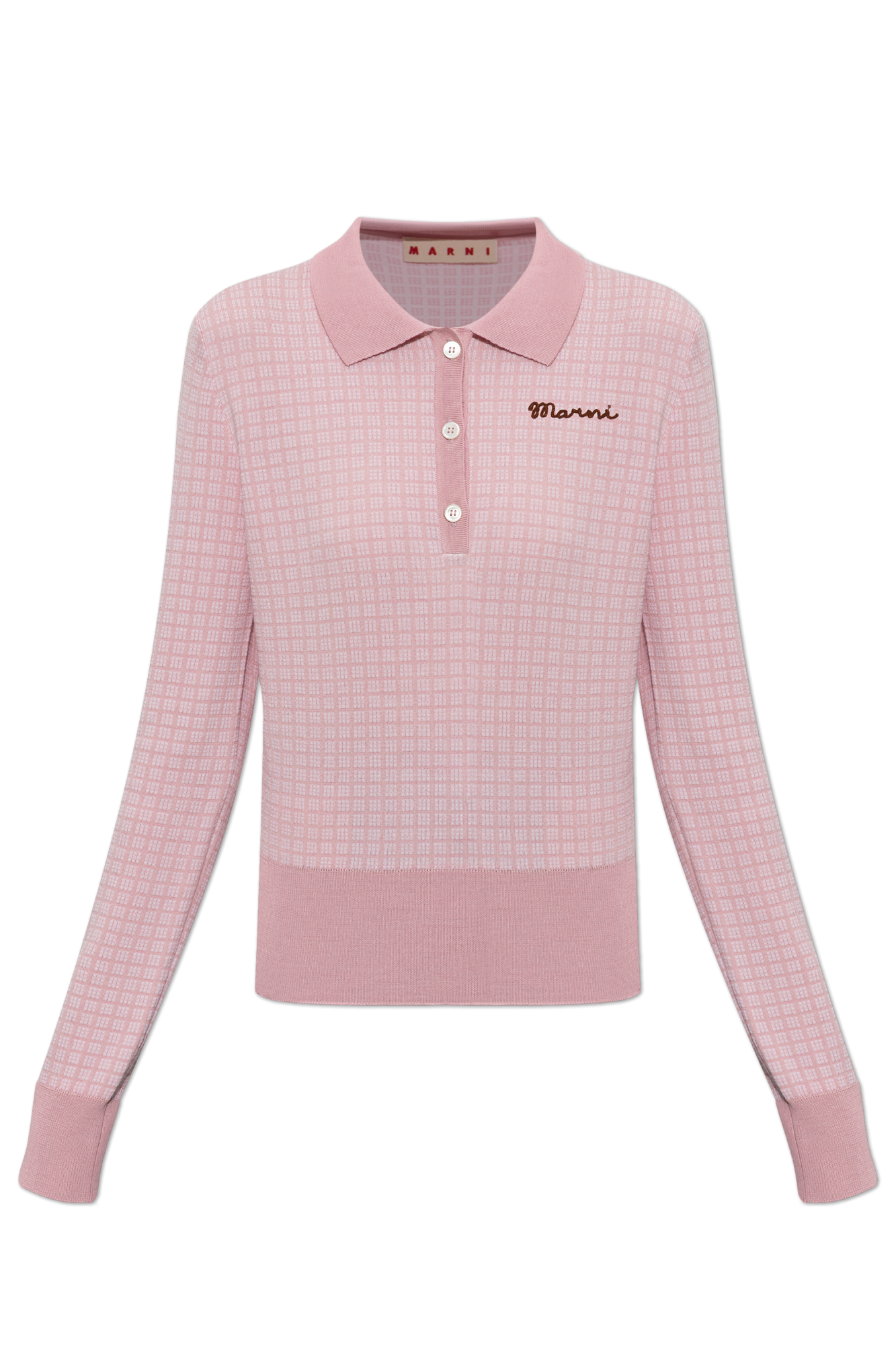 Marni Polo Z Logo, Kobiety, Różowy