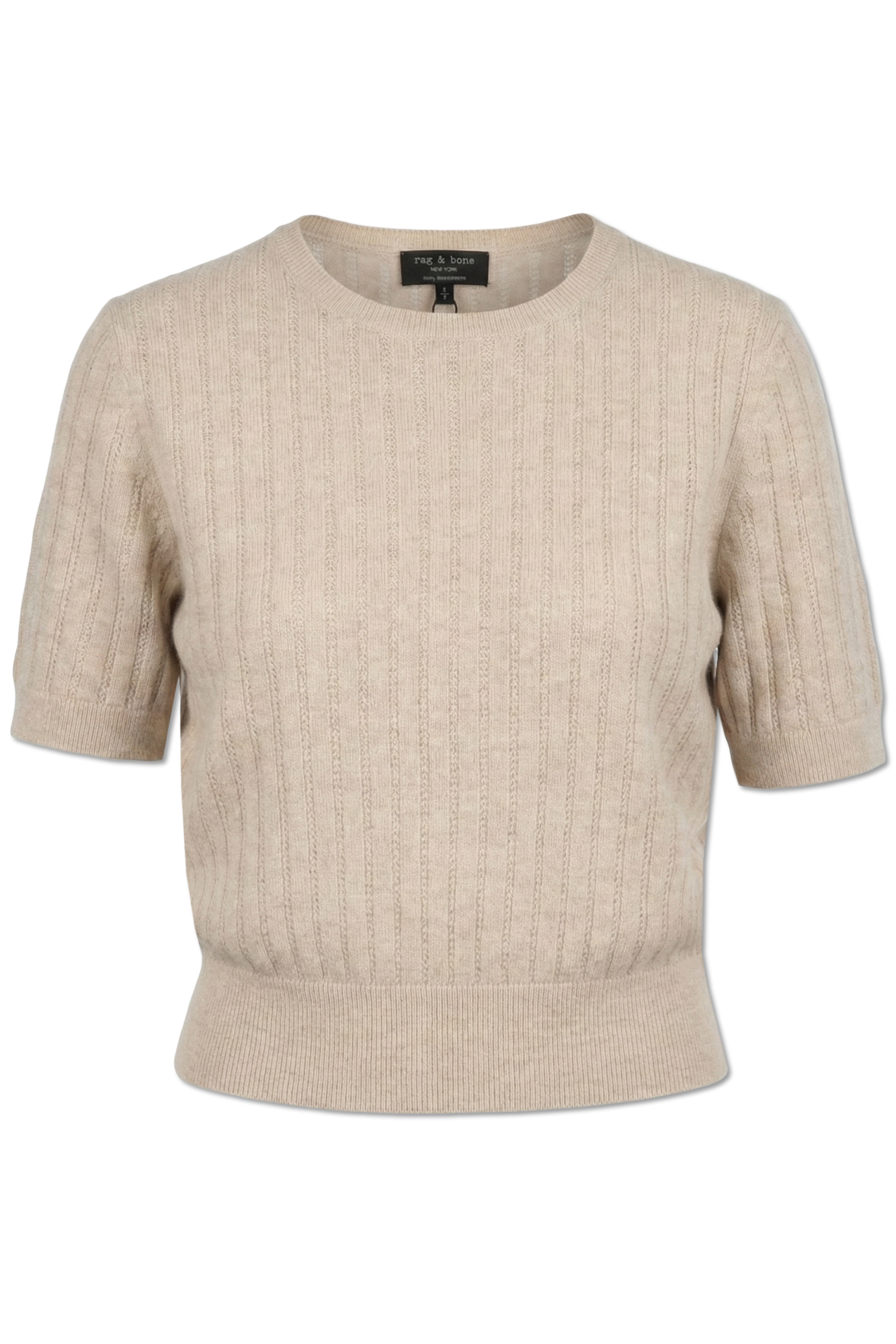 Rag & Bone Kaszmirowy Top, Kobiety, Beżowy
