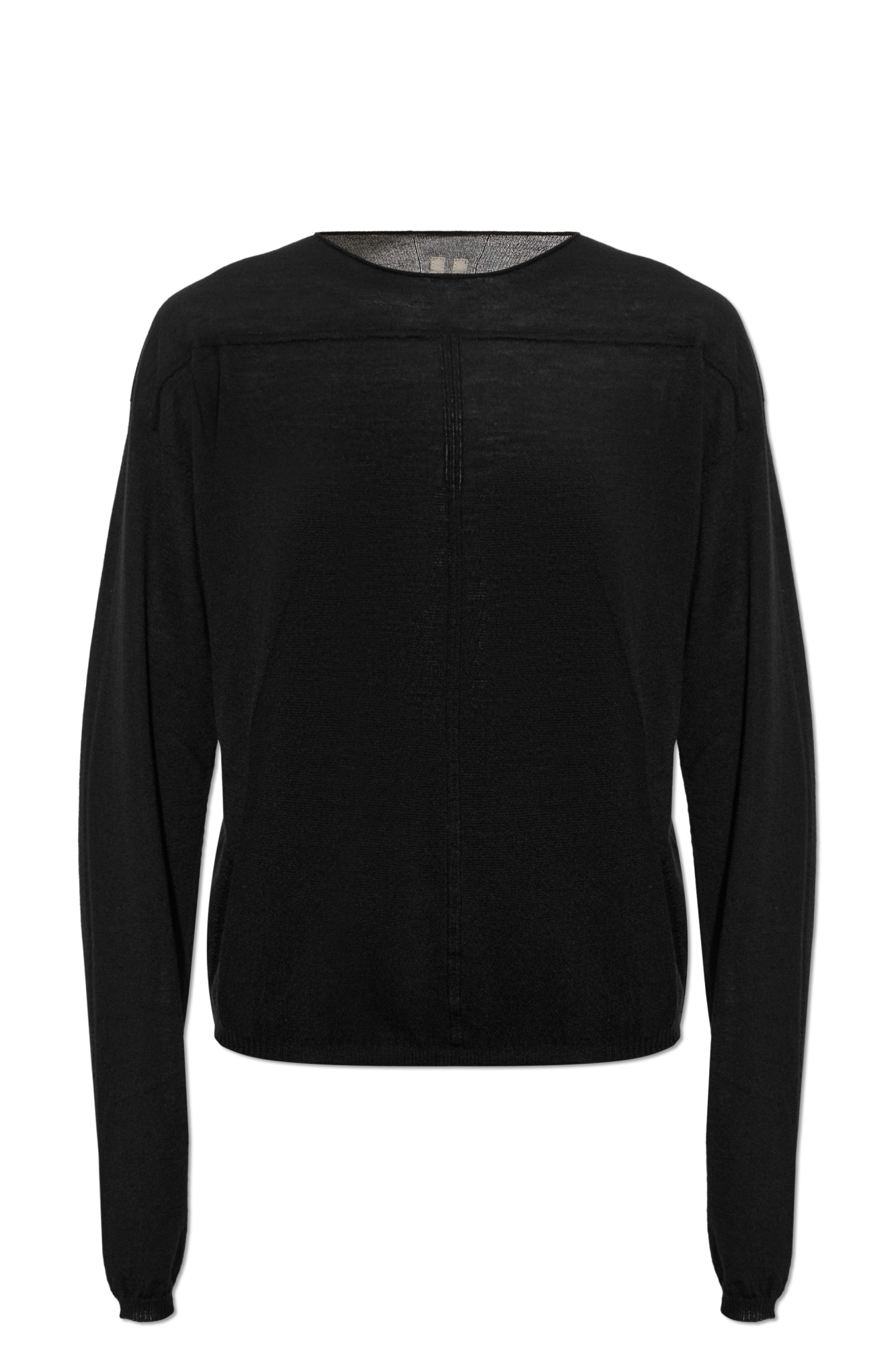 Rick Owens Wełniany Sweter, Kobiety, Czarny