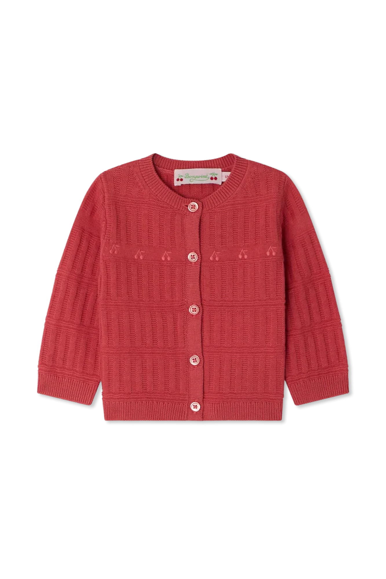 Bonpoint  Kardigan `Giovina`, Unisex, Czerwony