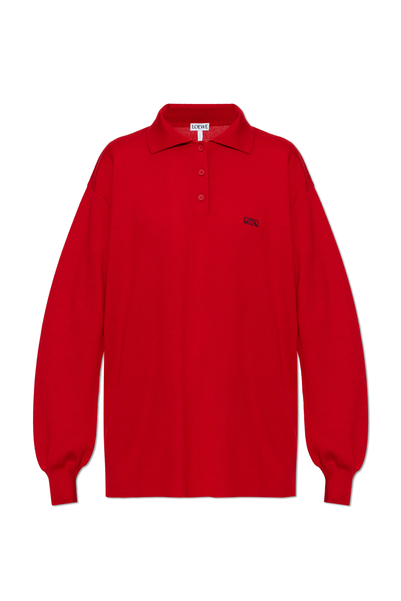 Loewe Polo Typu `oversize`, Kobiety, Czerwony
