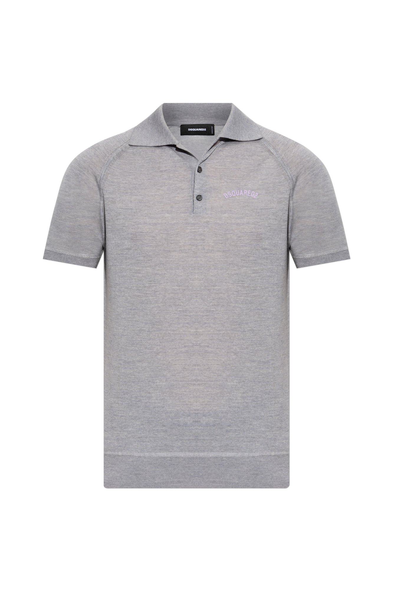 Dsquared2 Polo Z Logo, Mężczyźni, Szary