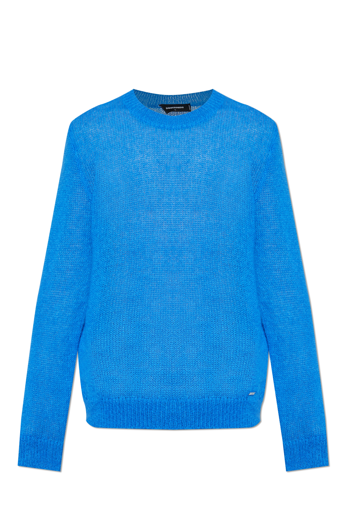 Dsquared2 Moherowy Sweter, Mężczyźni, Niebieski