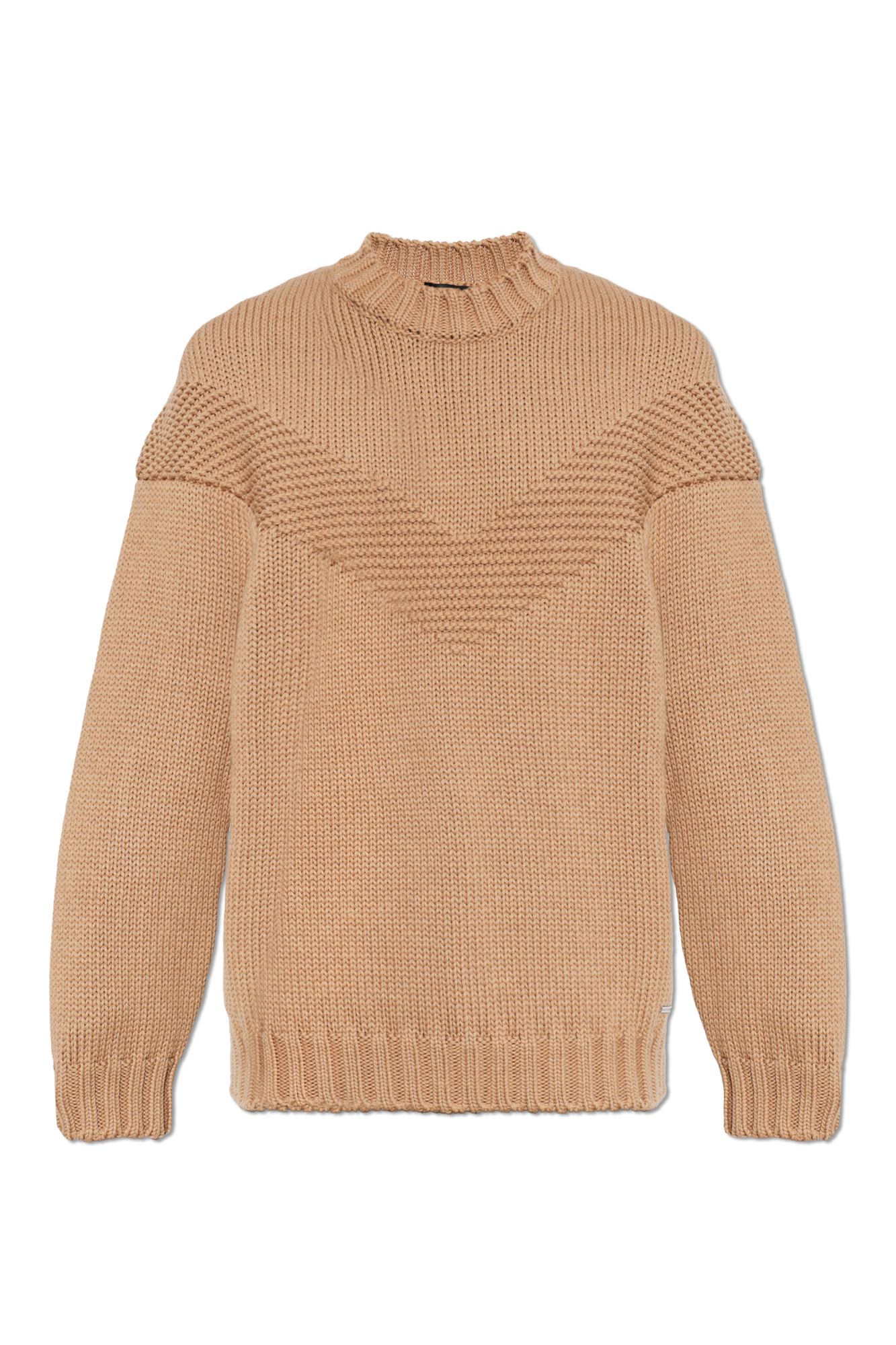 Dsquared2 Wełniany Sweter, Mężczyźni, Brązowy