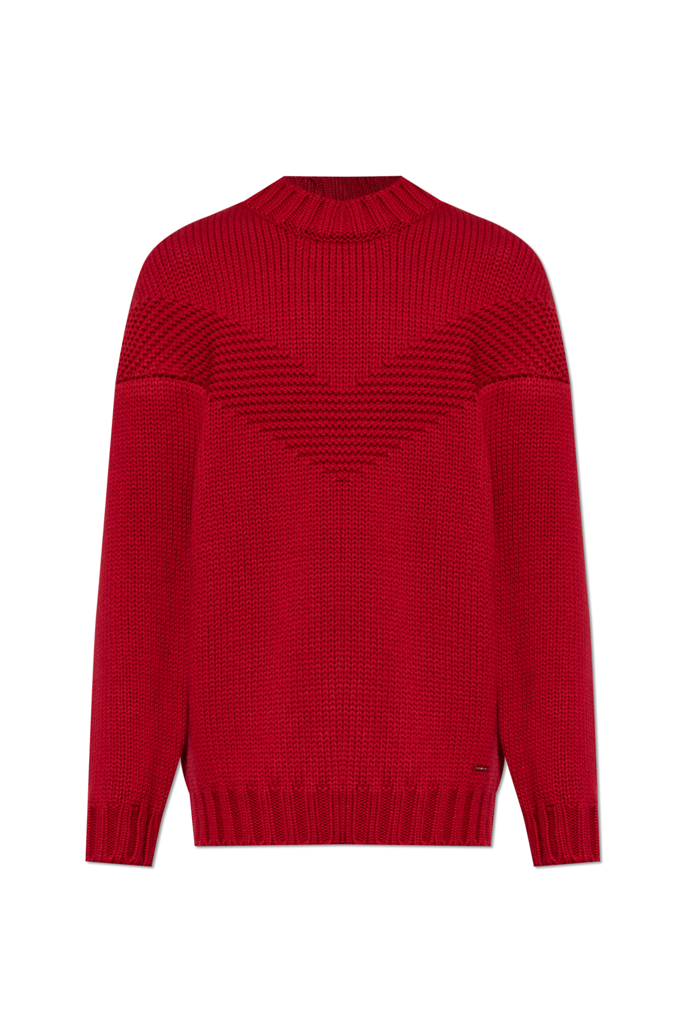 Dsquared2 Wełniany Sweter, Mężczyźni, Czerwony