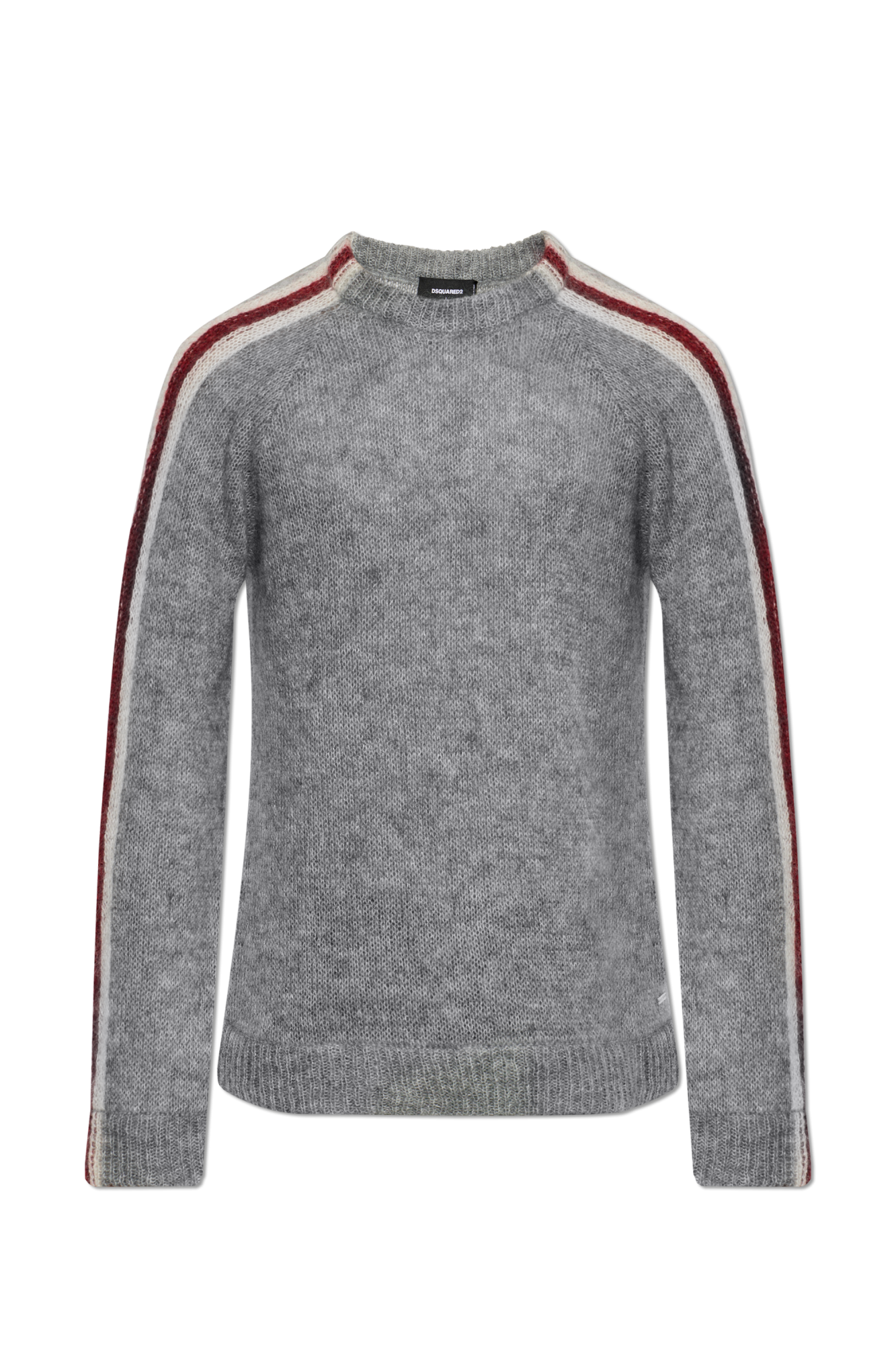 Dsquared2 Sweter Z Okrągłym Dekoltem, Mężczyźni, Szary