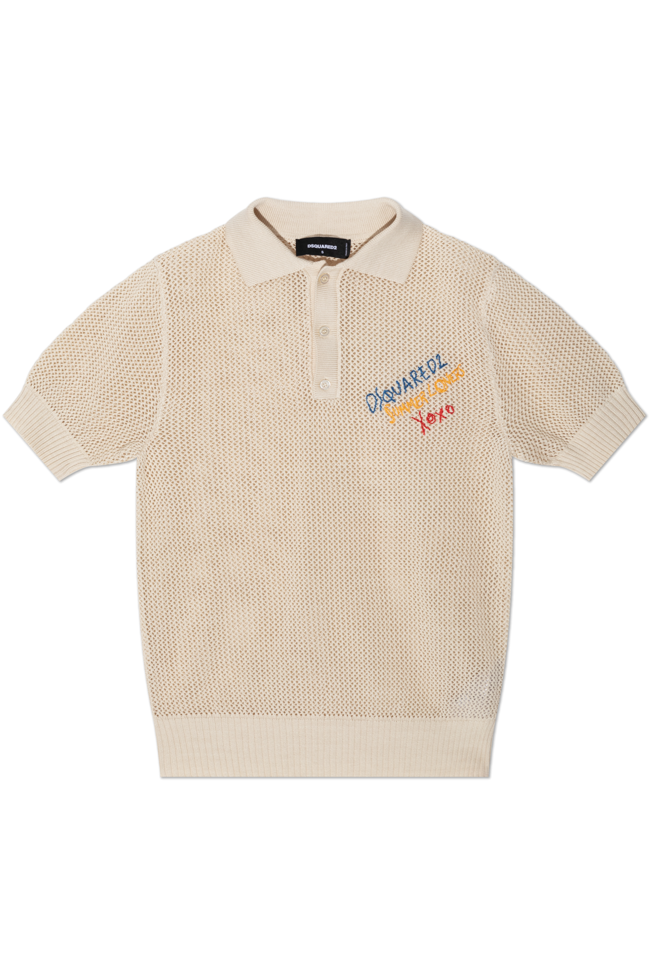 Dsquared2 Polo Kapsuła `Summer Lovers`, Kobiety, Kremowy