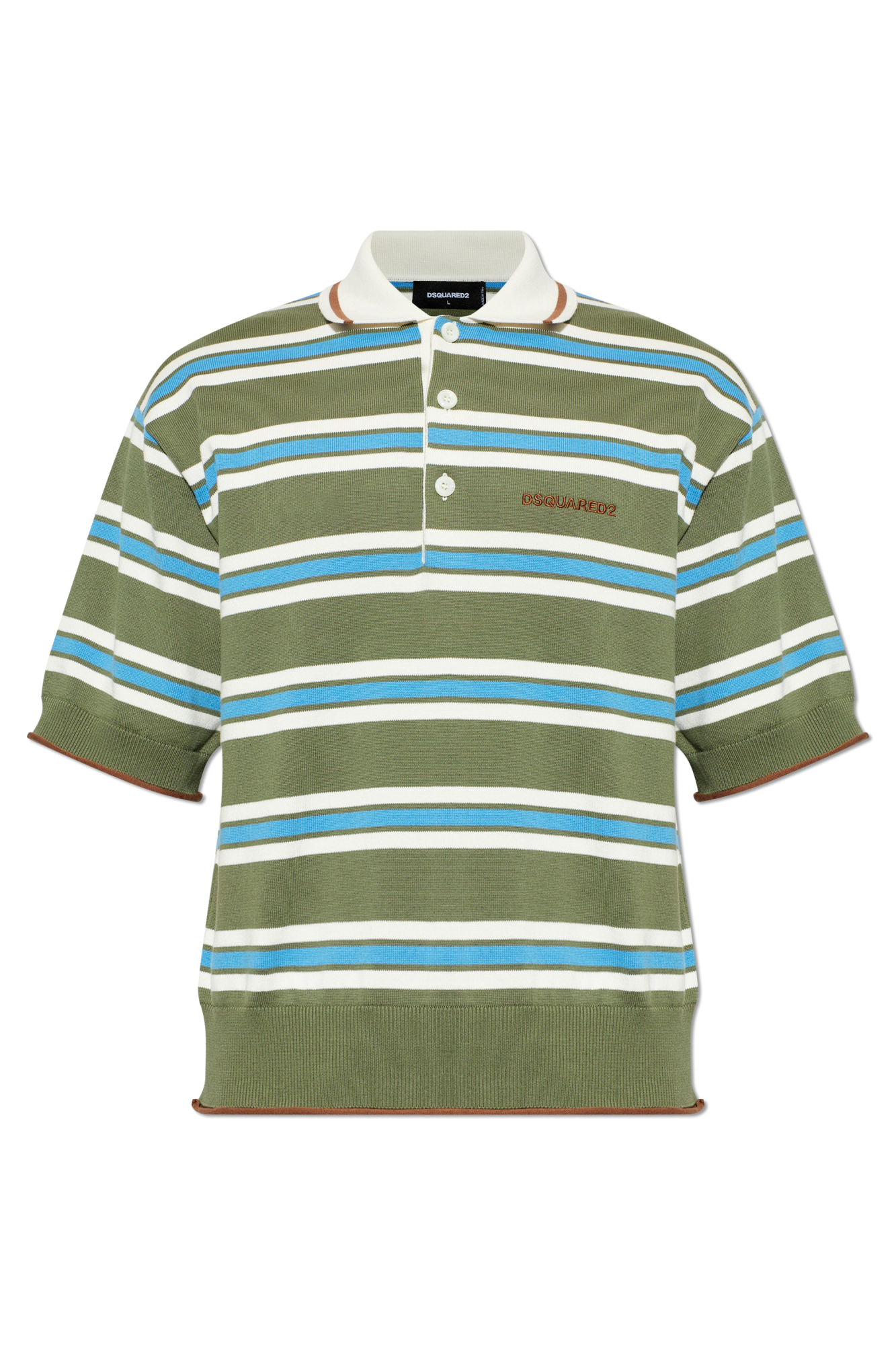 Dsquared2 Polo Z Logo, Mężczyźni, Zielony