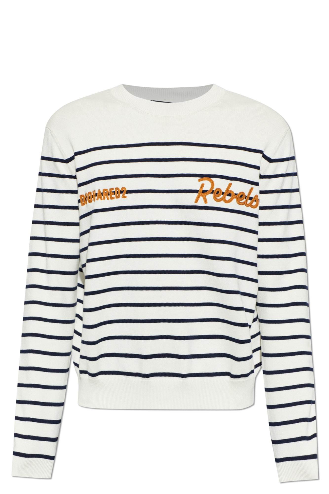 Dsquared2 Sweter Z Logo, Mężczyźni, Biały