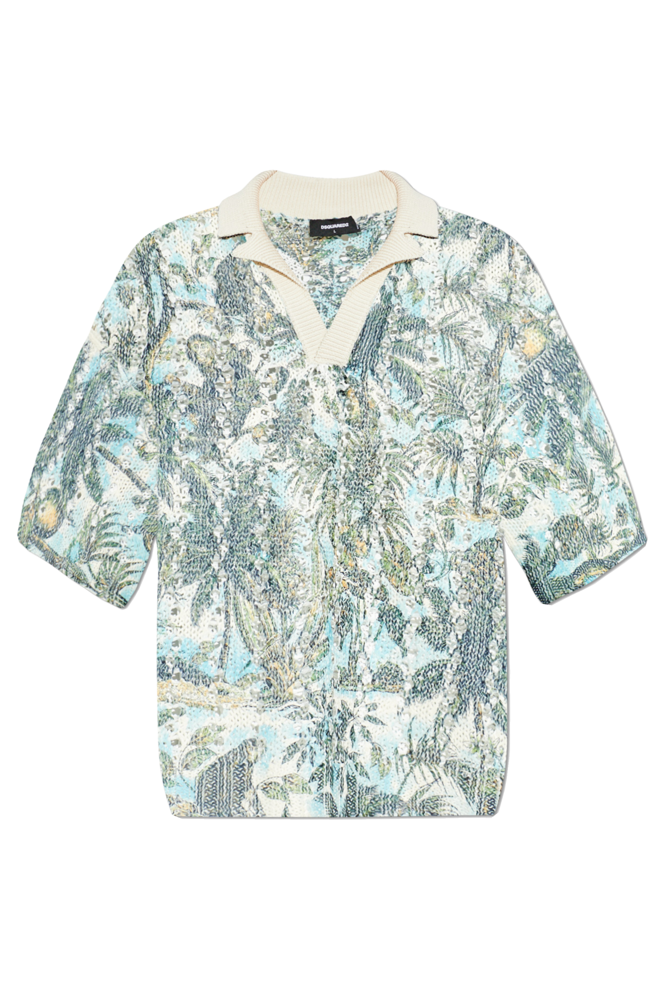 Dsquared2 Wzorzyste Polo, Mężczyźni, Multikolor
