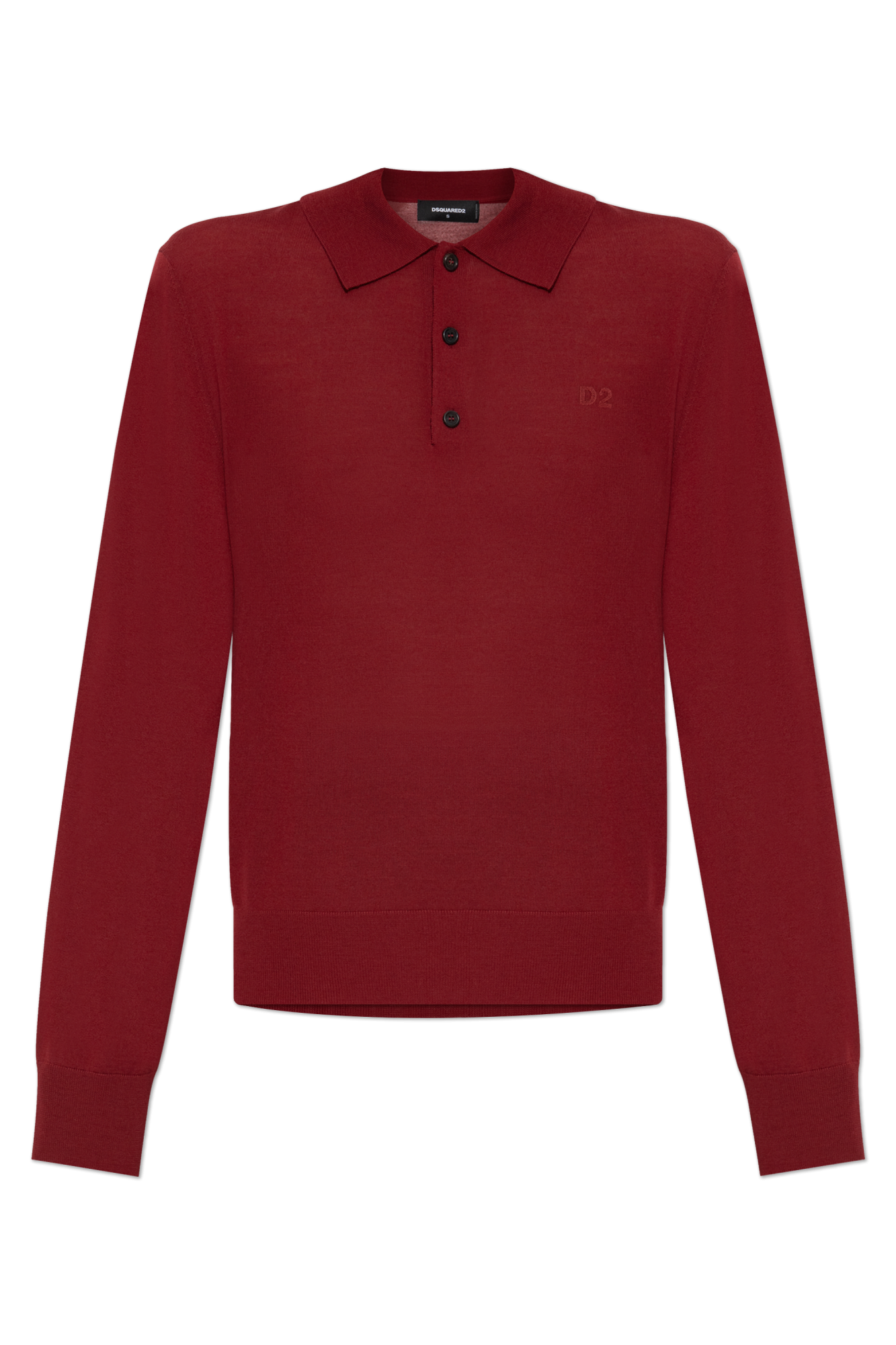 Dsquared2 Wełniany Sweter, Kobiety, Bordo
