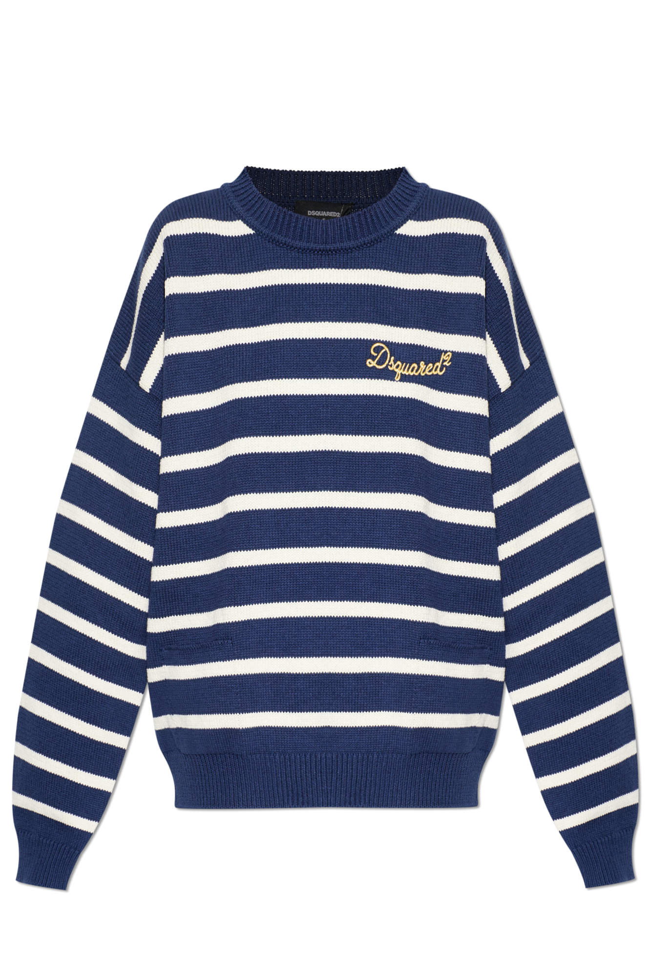 Dsquared2 Sweter Z Kieszeniami, Kobiety, Granatowy